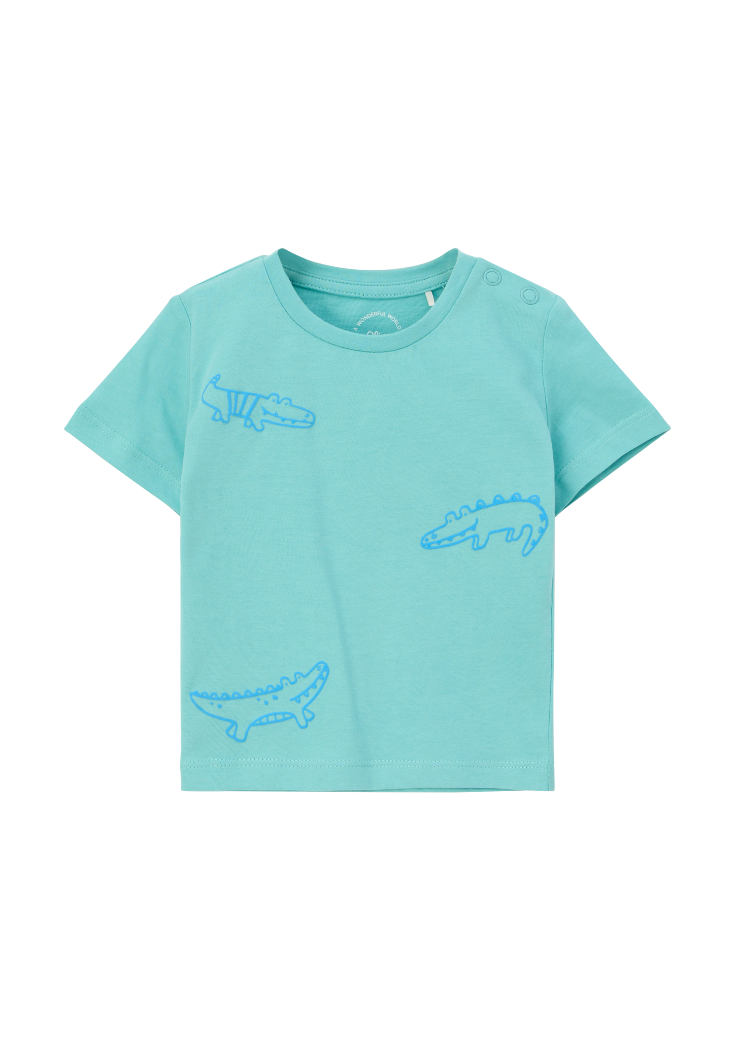Thumbnail - s.Oliver - T-Shirt mit Print, Babys, türkis