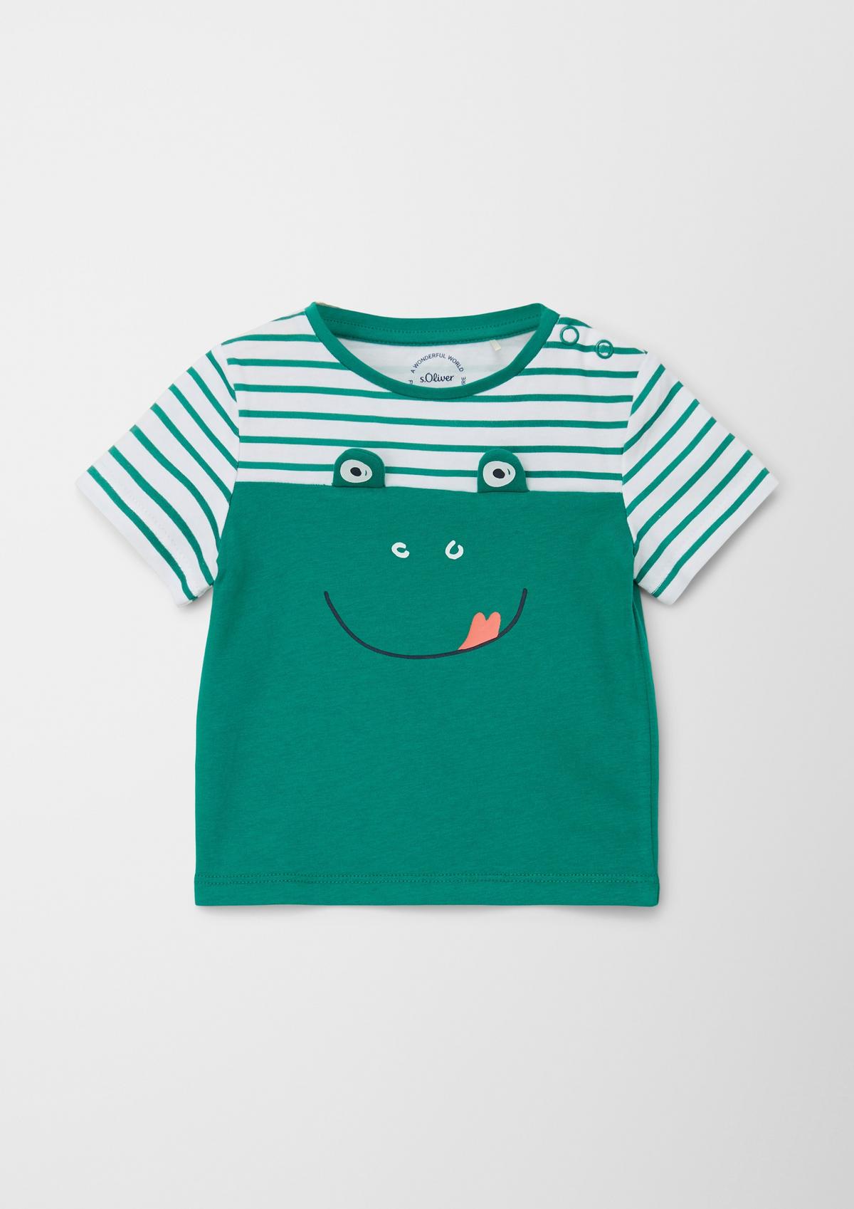 s.Oliver T-shirt en coton à motif grenouille