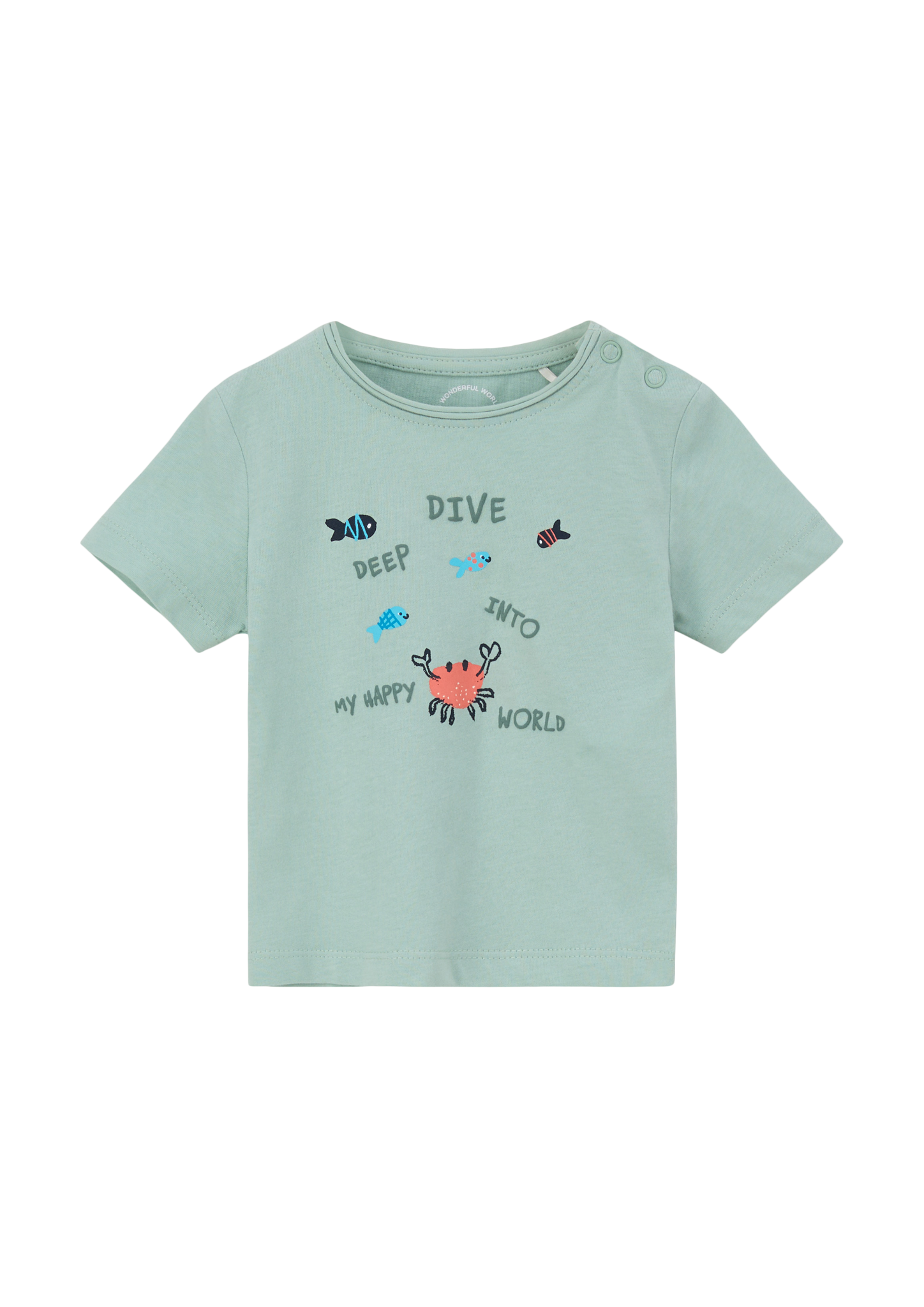 s.Oliver - T-Shirt mit Grafik-Print, Babys, grün