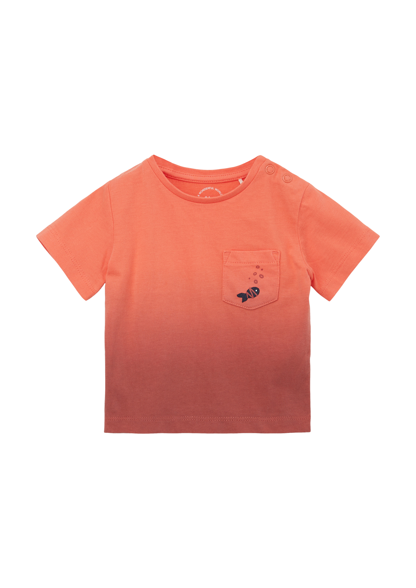 s.Oliver - T-Shirt mit Farbverlauf, Babys, Orange