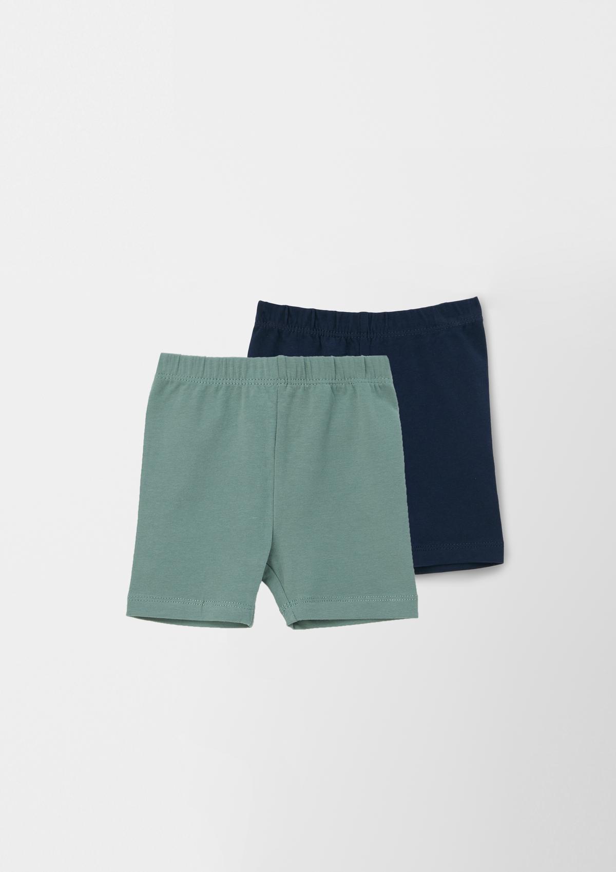 s.Oliver Jersey shorts in a double pack