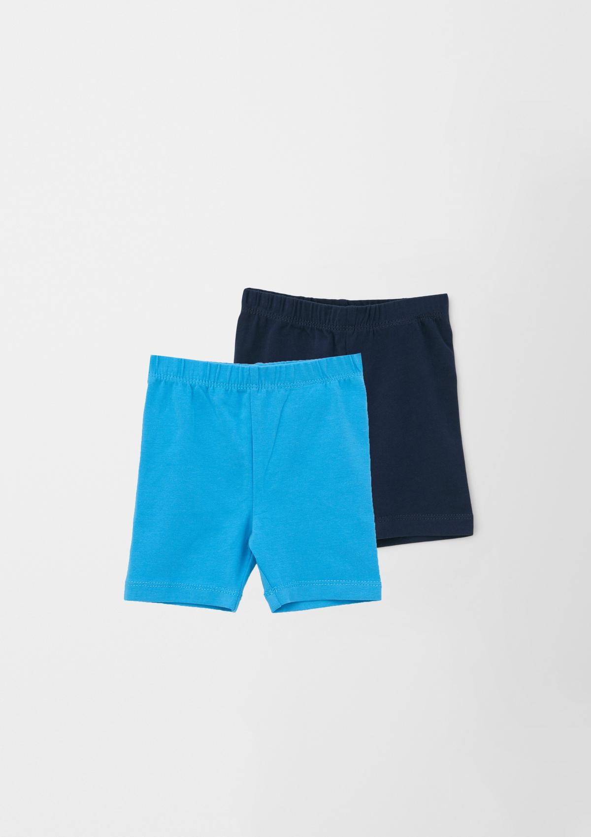 s.Oliver Jersey shorts in a double pack
