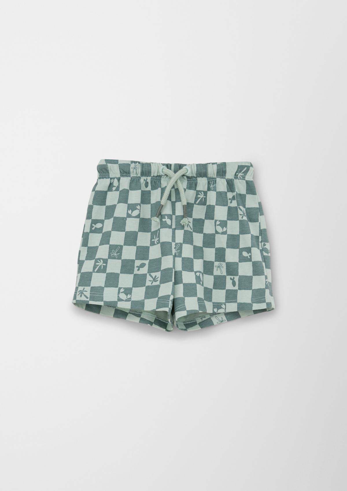 s.Oliver Sweat shorts with an all-over print