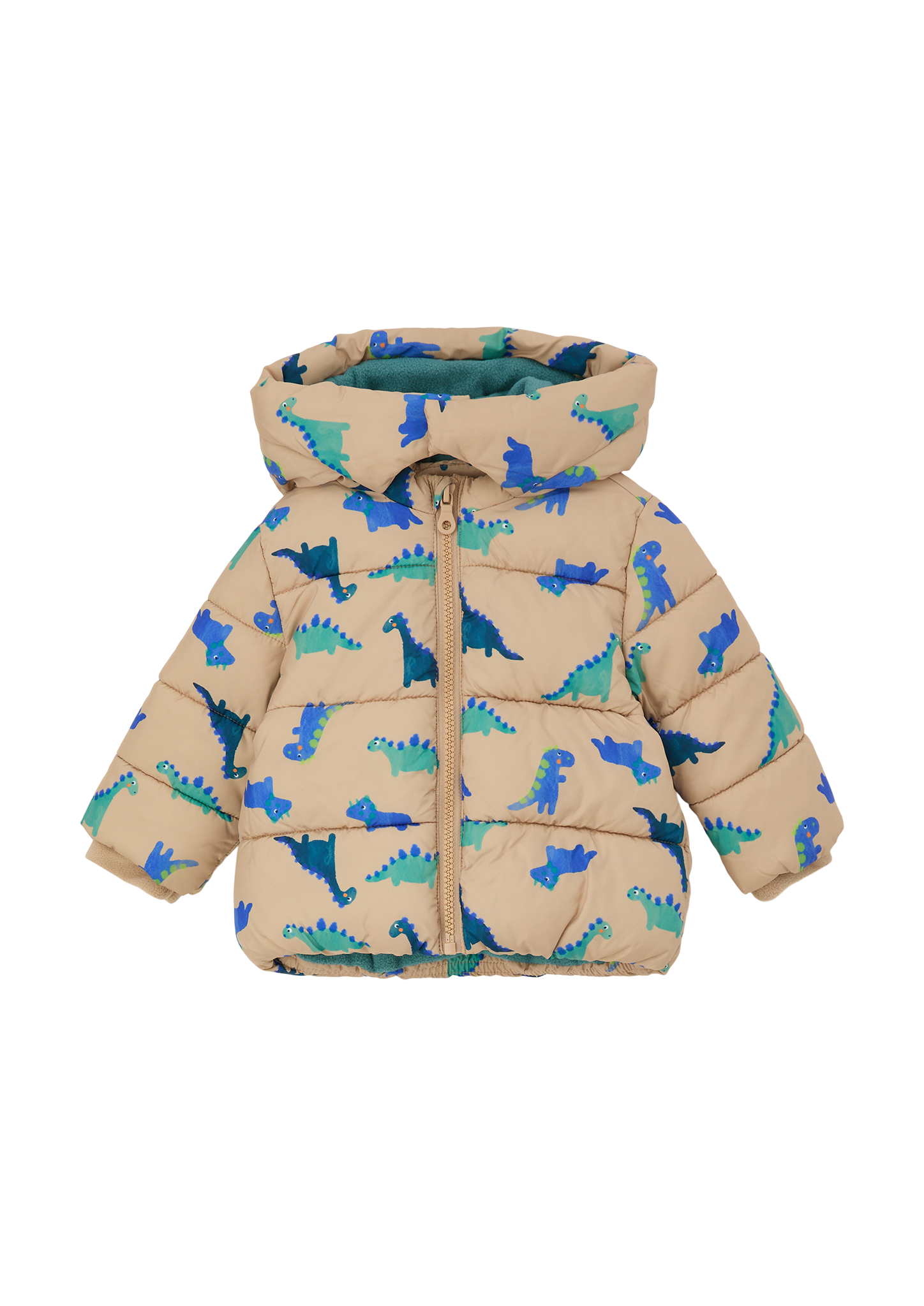 s.Oliver - Steppjacke mit Fleece-Futter, Babys, beige|blau