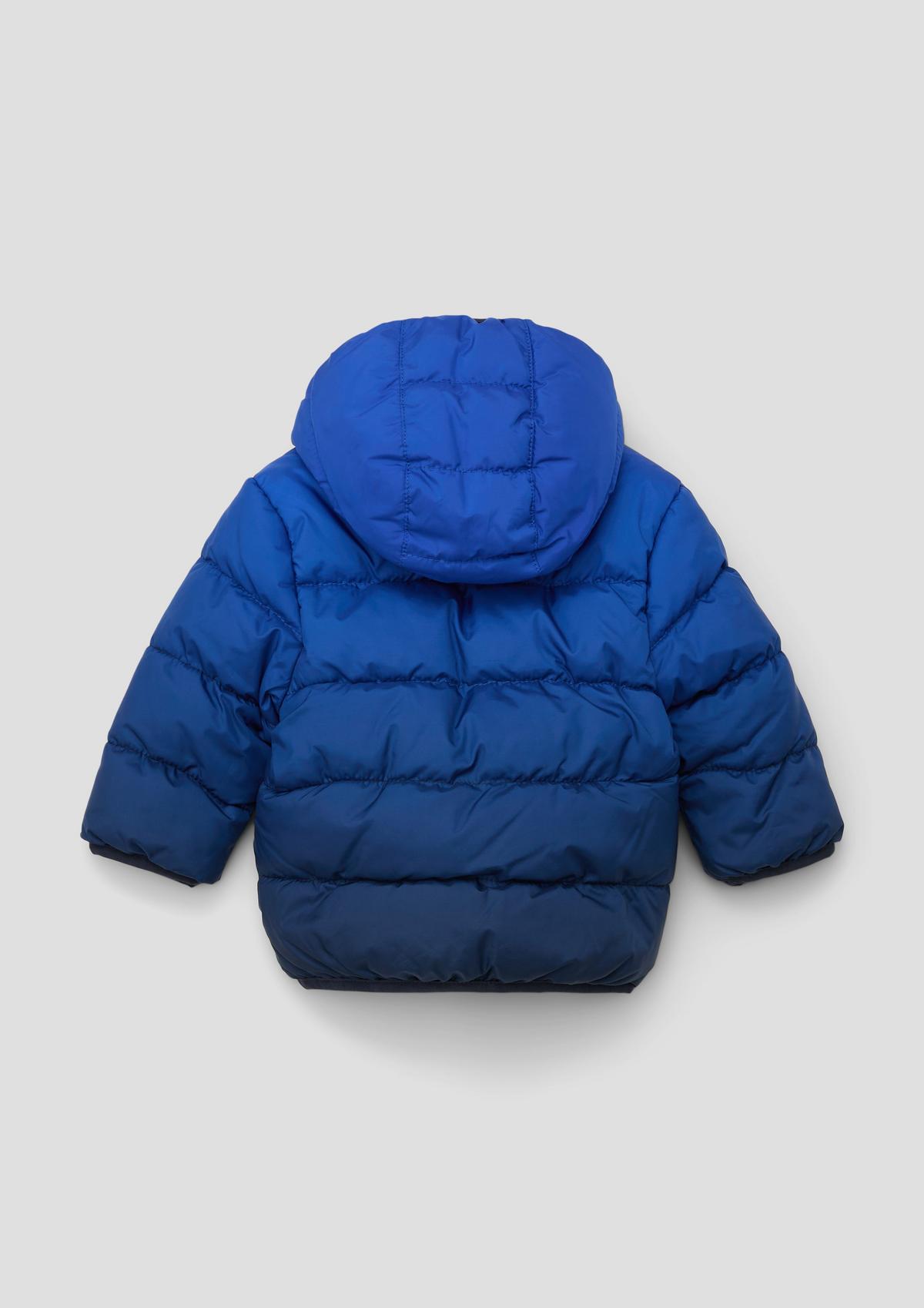 s.Oliver Quilted jacket with teddy plush lining