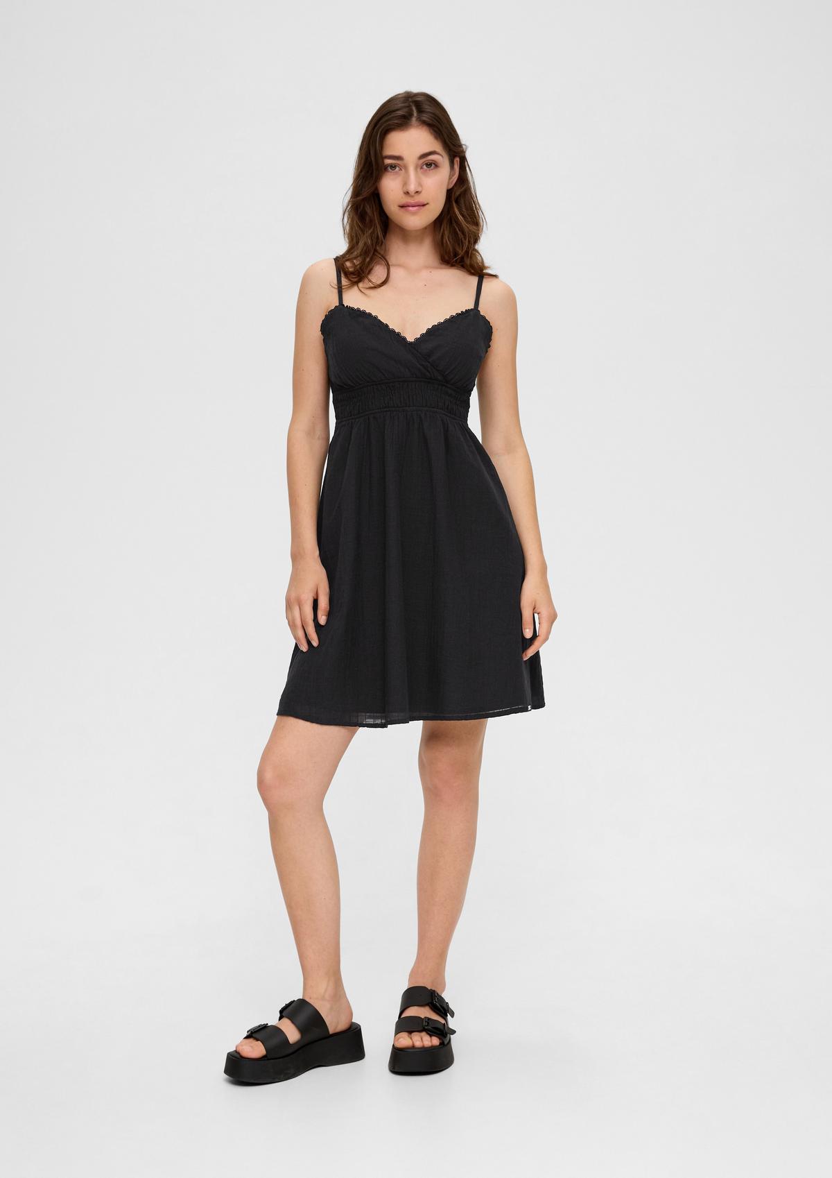s.Oliver Cotton dress with lace