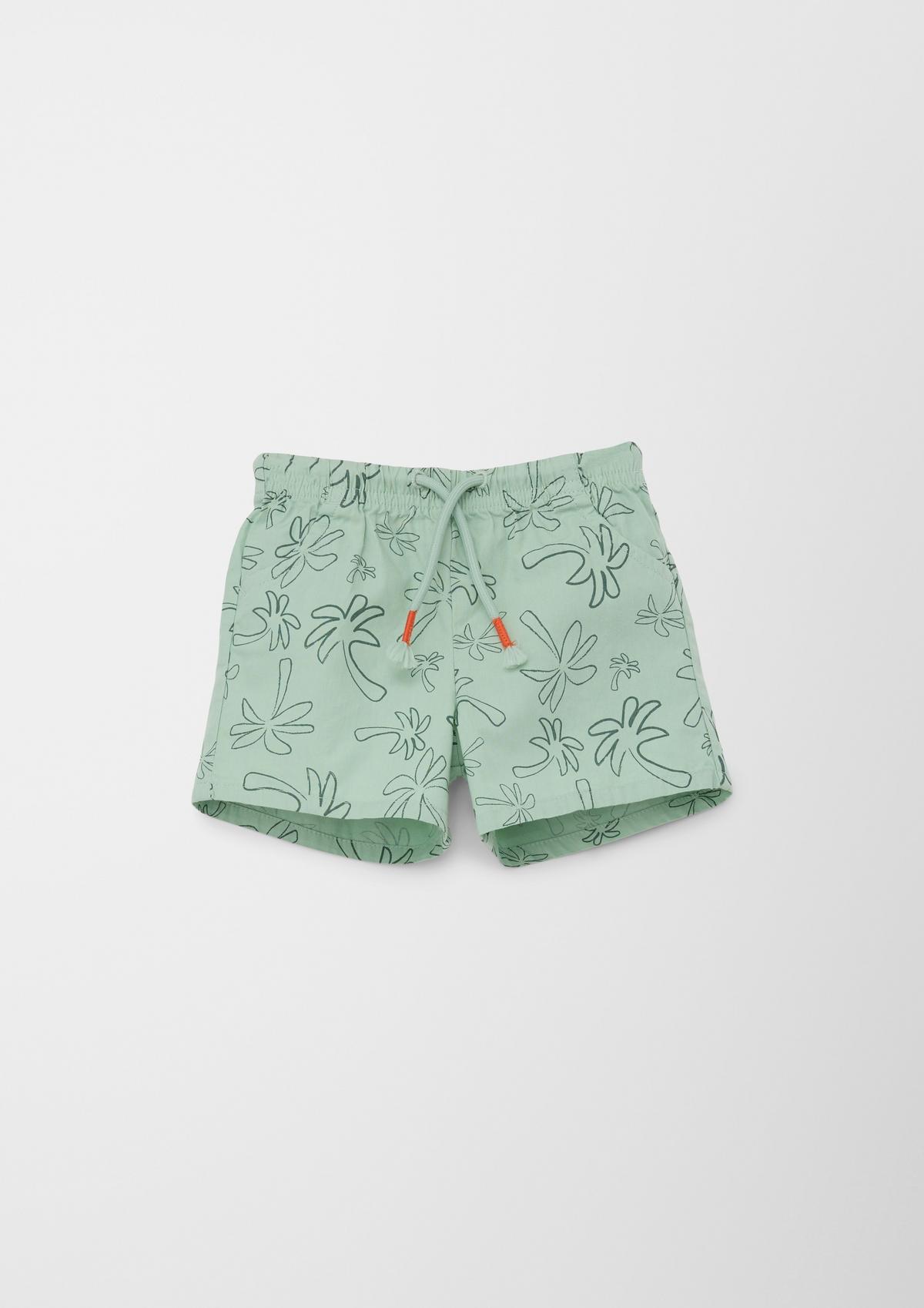 s.Oliver Shorts with an all-over print
