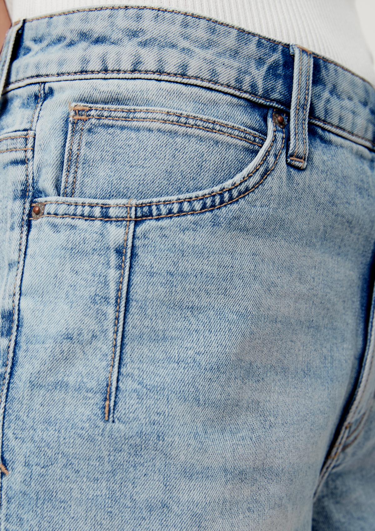 s.Oliver Loose: jeans met garment wash