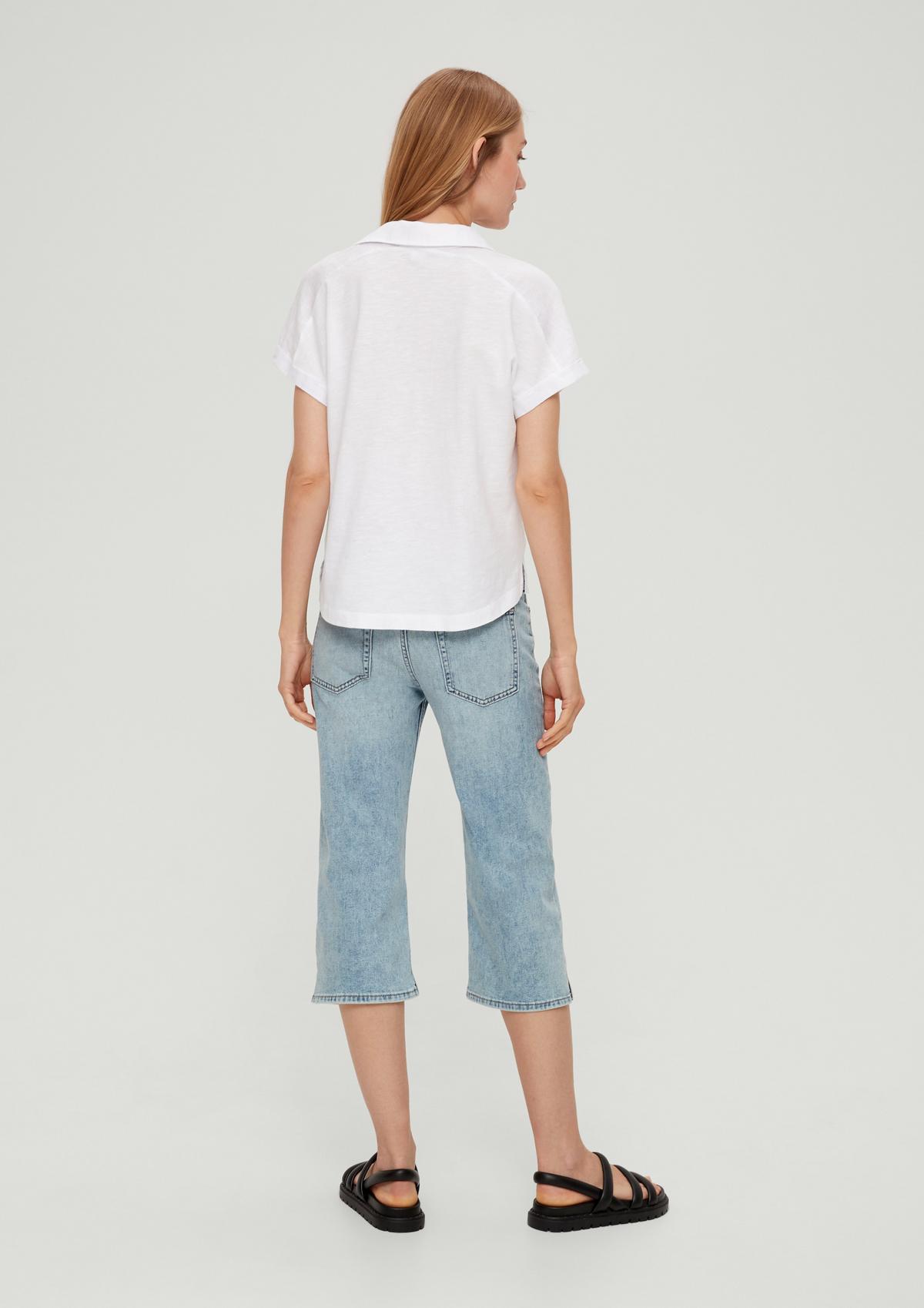 s.Oliver Karolin Comfort Culotte / Relaxed Fit / Mid Rise / Straight Leg