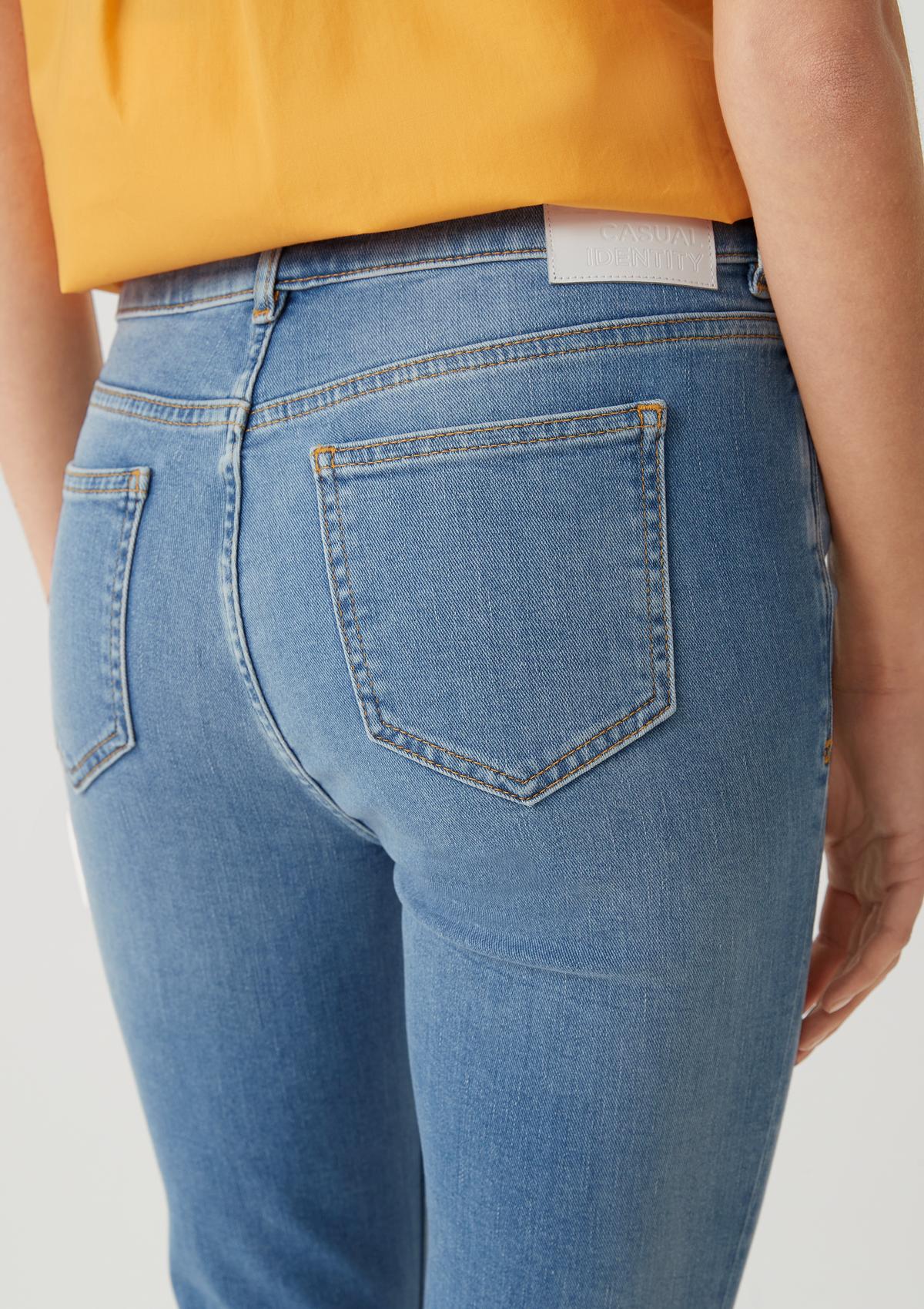 comma Skinny: Jeans aus Baumwollstretch