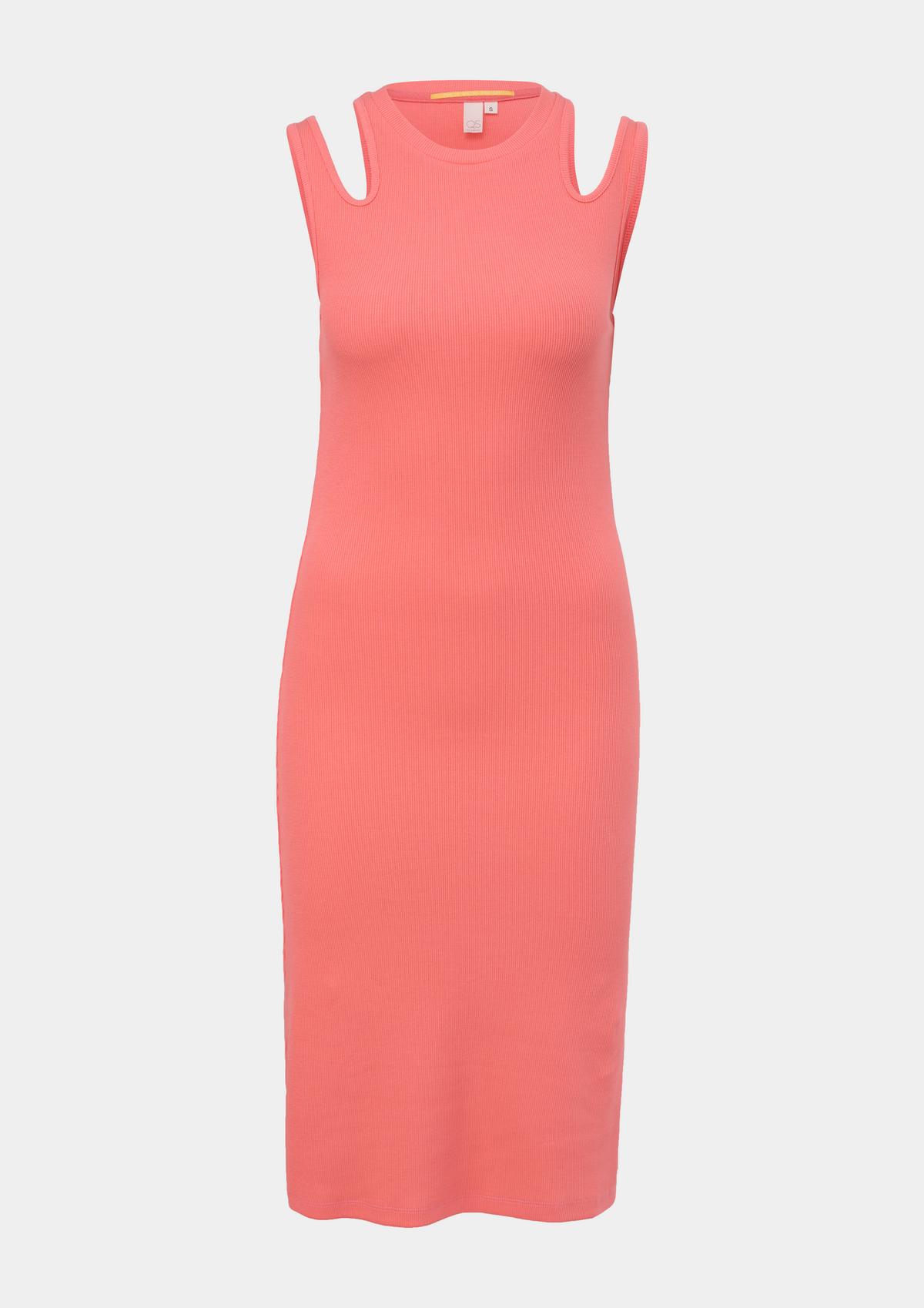 s.Oliver Rib knit dress with cut-outs