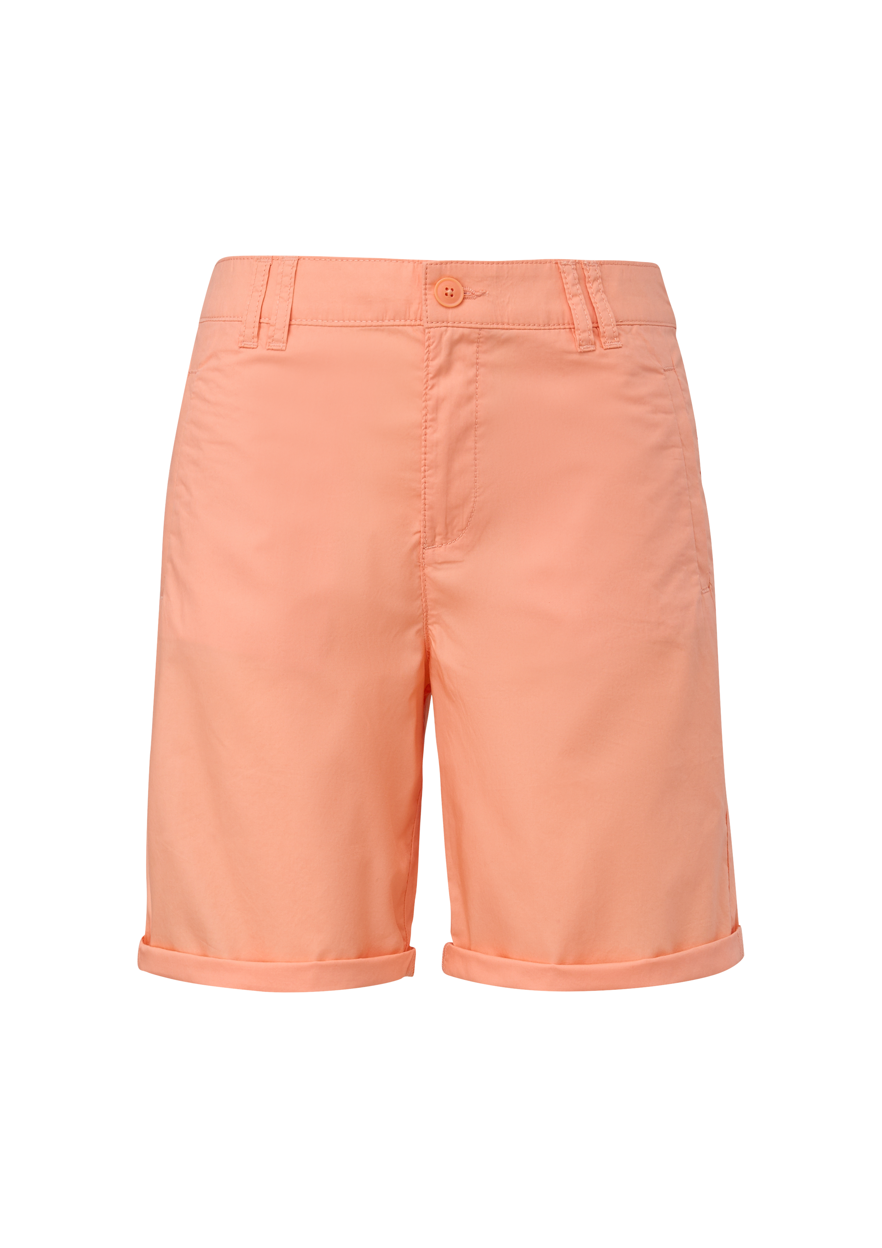 s.Oliver - Regular: Shorts aus Lyocellmix, Damen, Orange