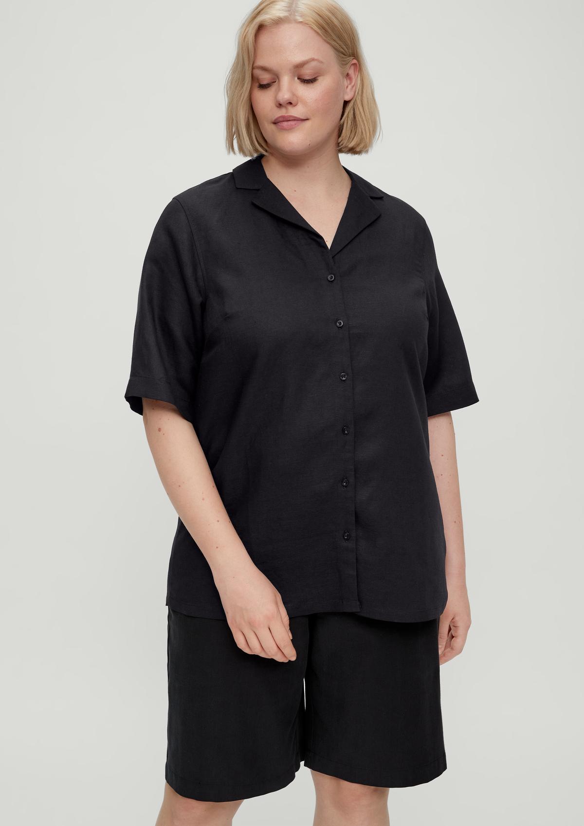 s.Oliver Linen and viscose blouse