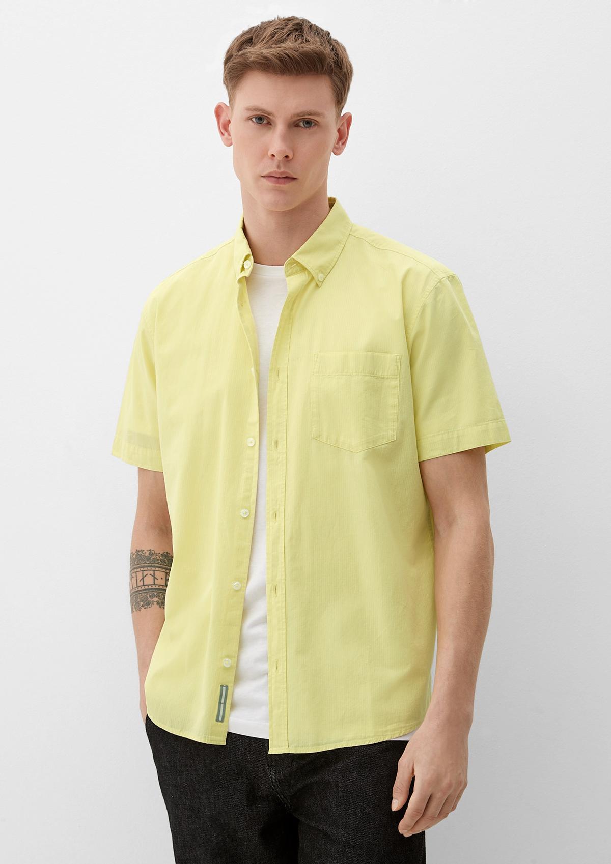 s.Oliver Overhemd met korte mouwen van katoen