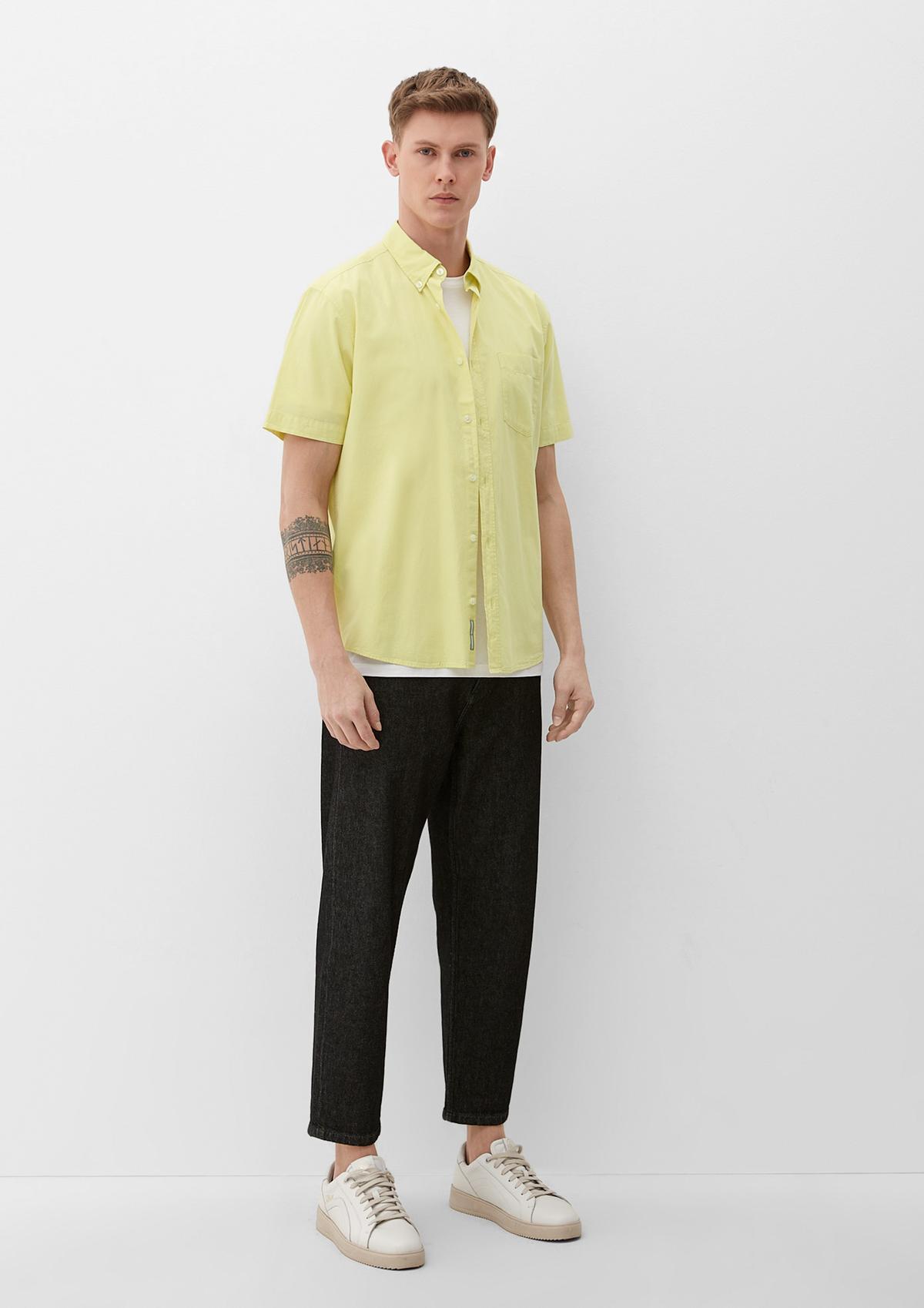 s.Oliver Overhemd met korte mouwen van katoen