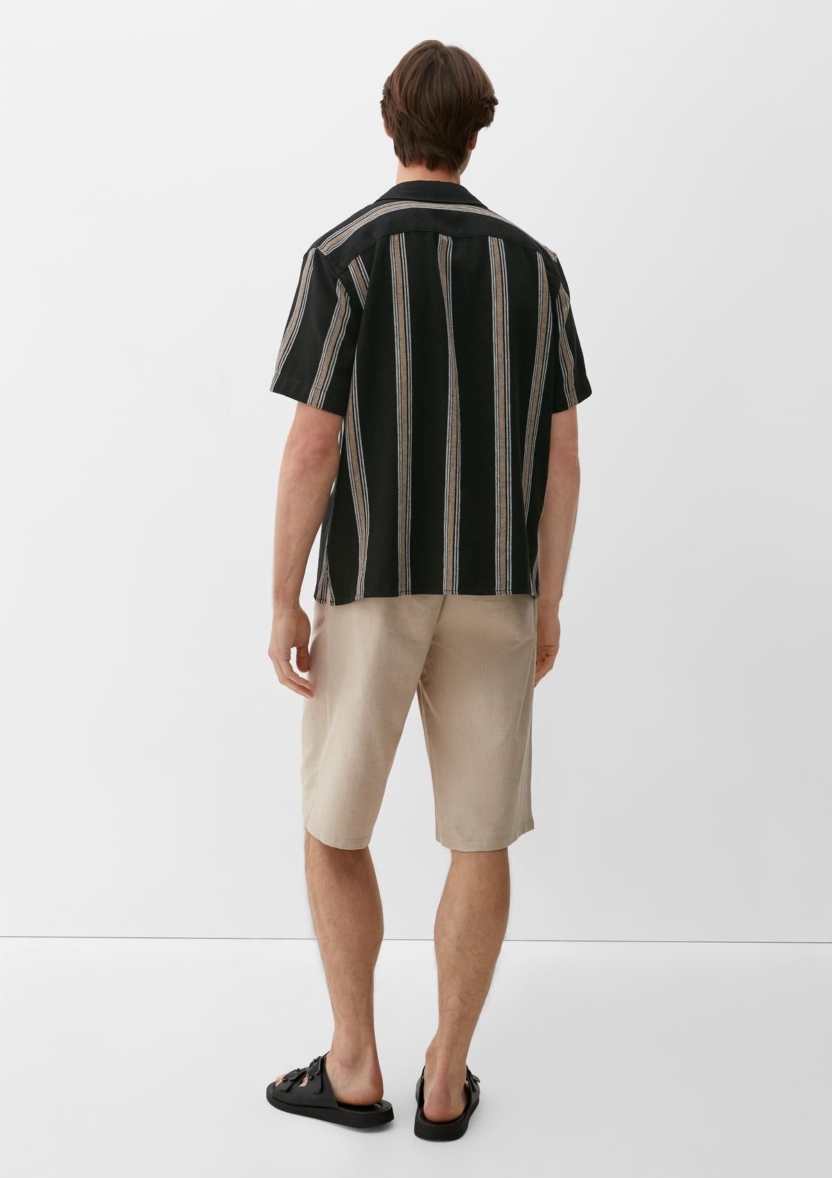 s.Oliver Relaxed: Overhemd met korte mouwen en strepen