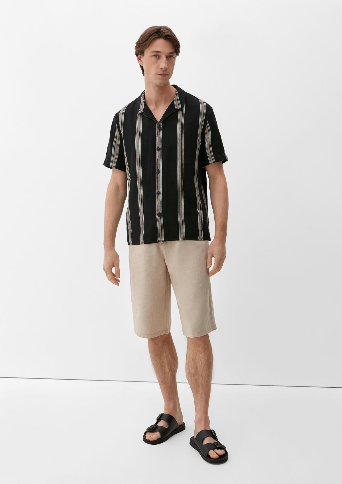 s.Oliver Relaxed fit: short sleeve striped shirt