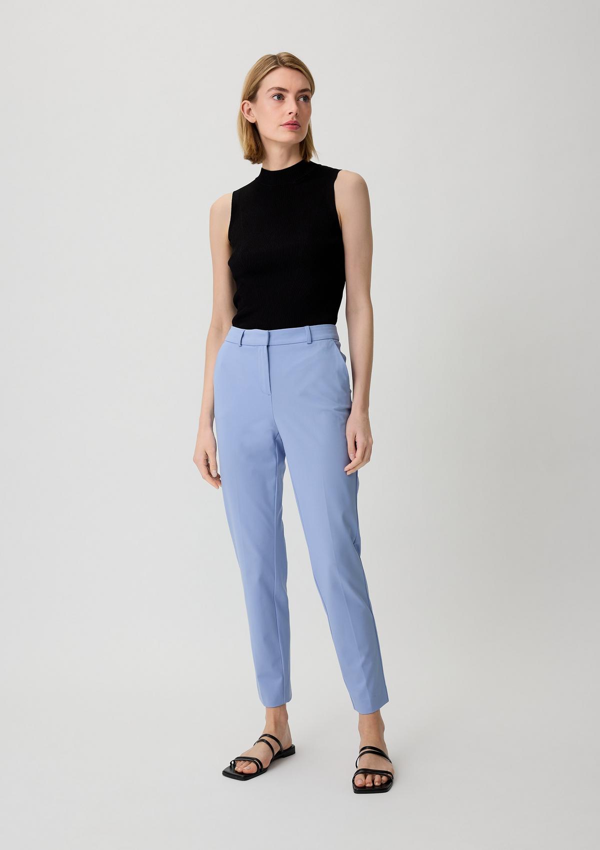 comma Slim fit: trousers with pressed pleats