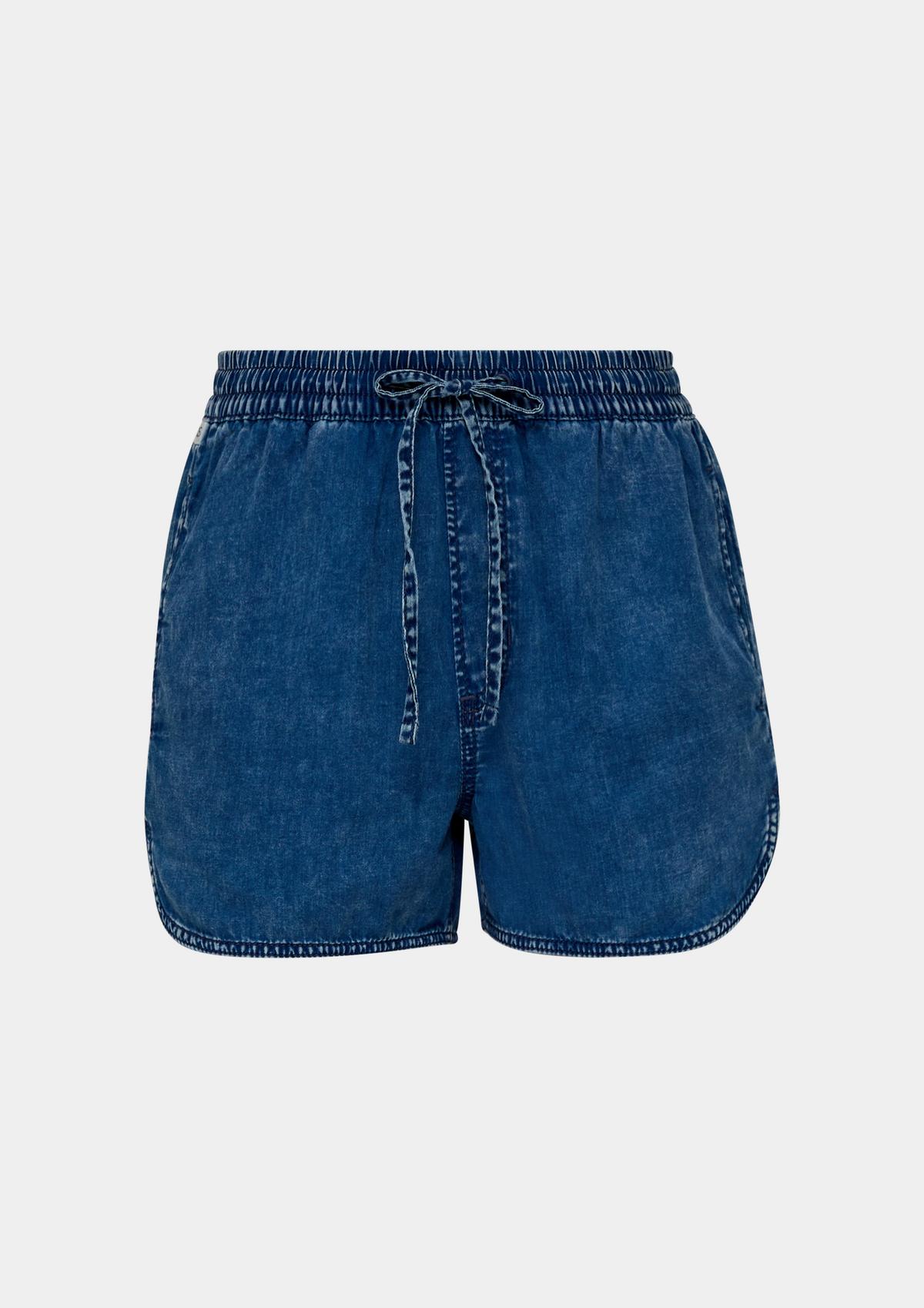 s.Oliver Lightweight cotton denim shorts