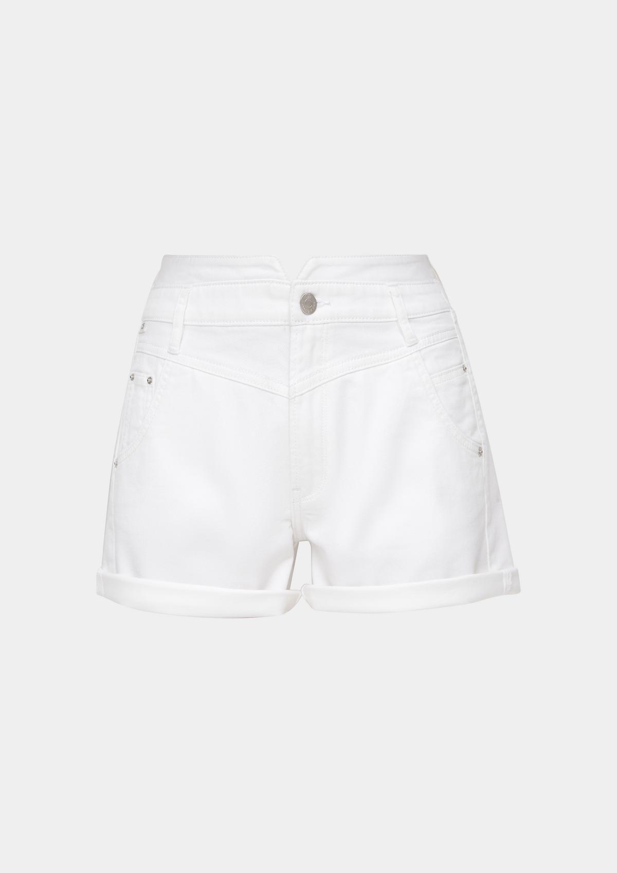 s.Oliver Jeans-Shorts Mom / Relaxed Fit / High Rise / Straight Leg