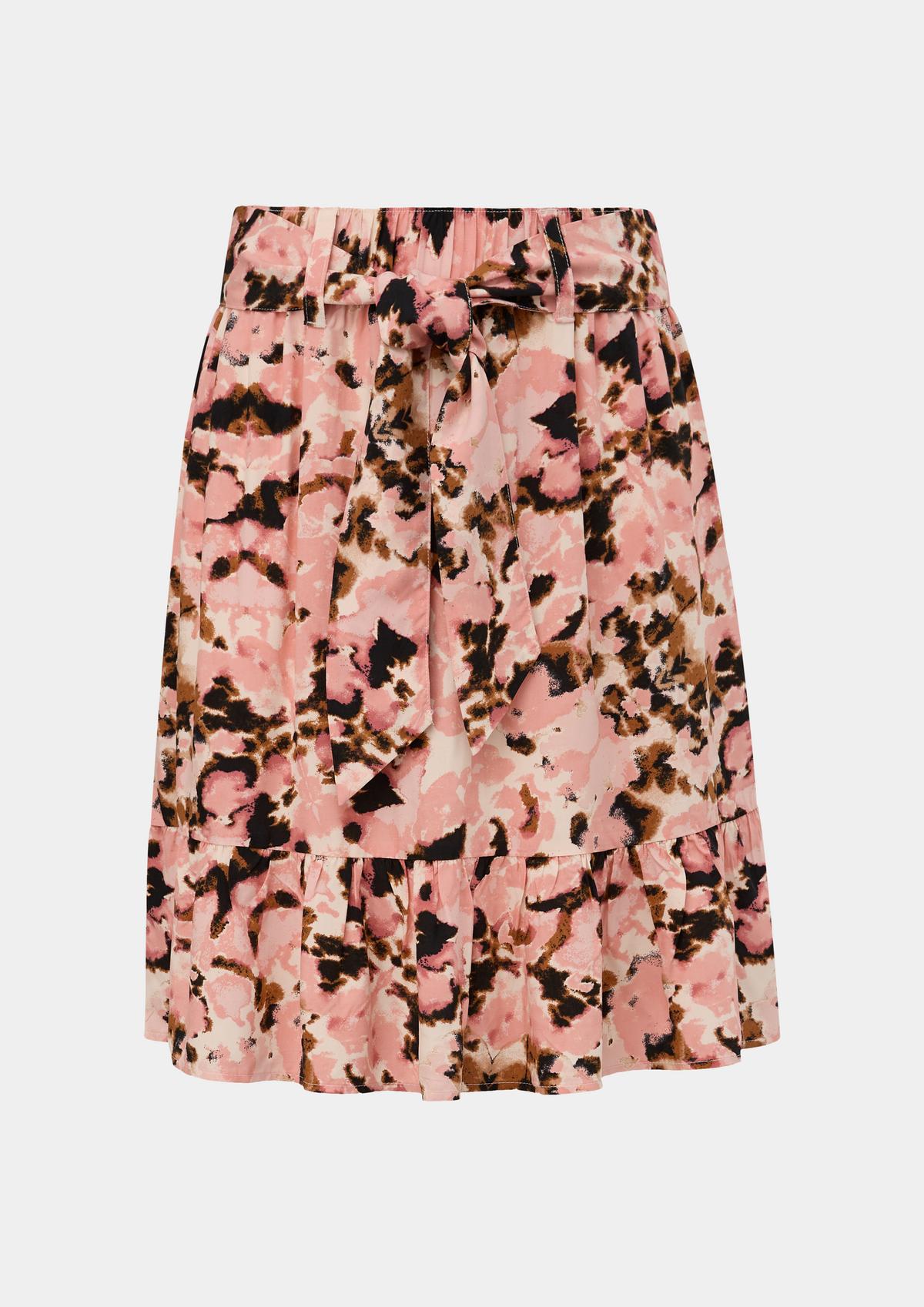 s.Oliver Viscose tiered skirt