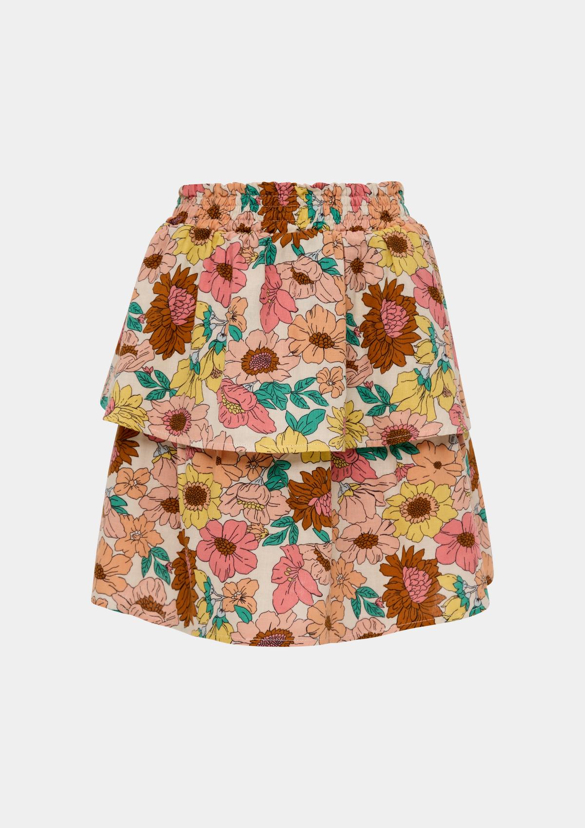 s.Oliver Mini skirt made of pure cotton