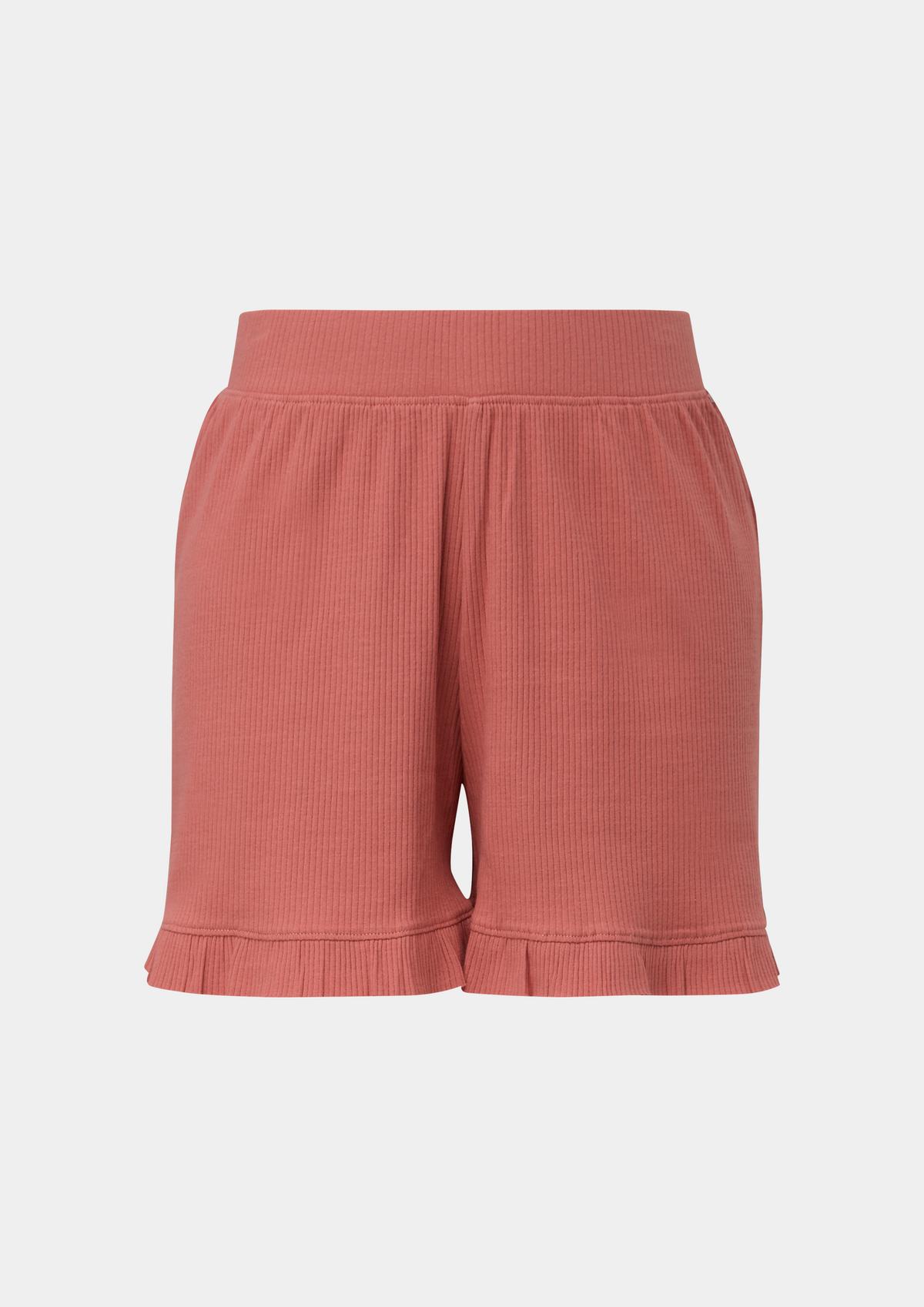 s.Oliver Ribbed shorts