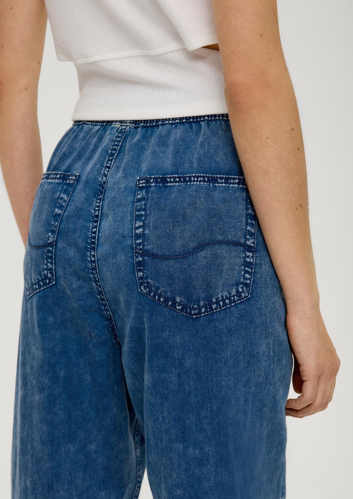 s.Oliver Ankle-Jeans / Relaxed Fit / High Rise / Semi Wide Leg