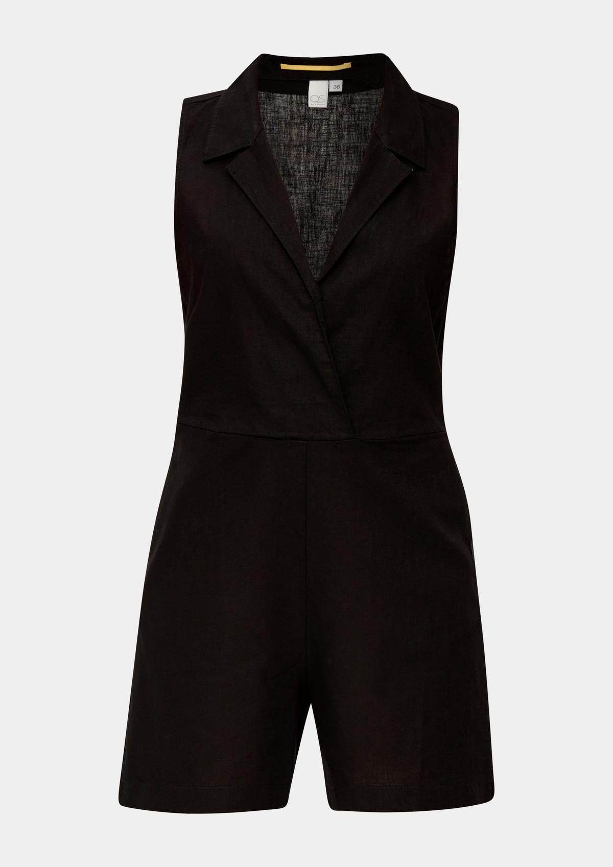 s.Oliver Playsuit with a lapel collar