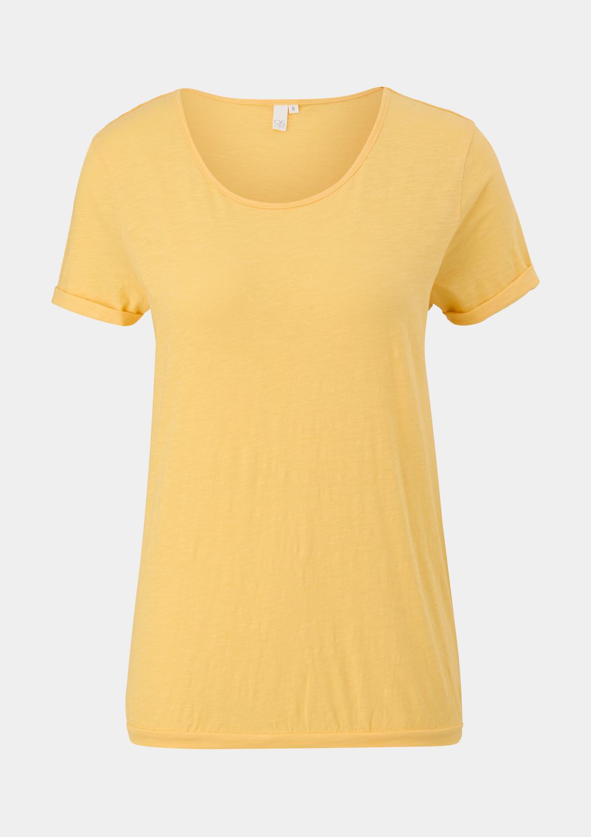 s.Oliver Cotton T-shirt in an O-shaped design