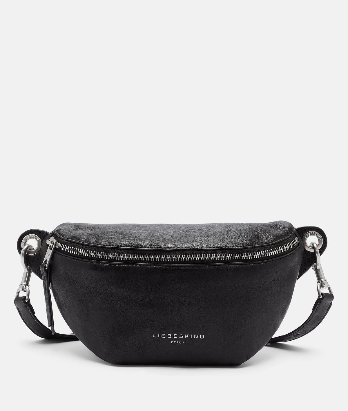 Black quilted belt bag online