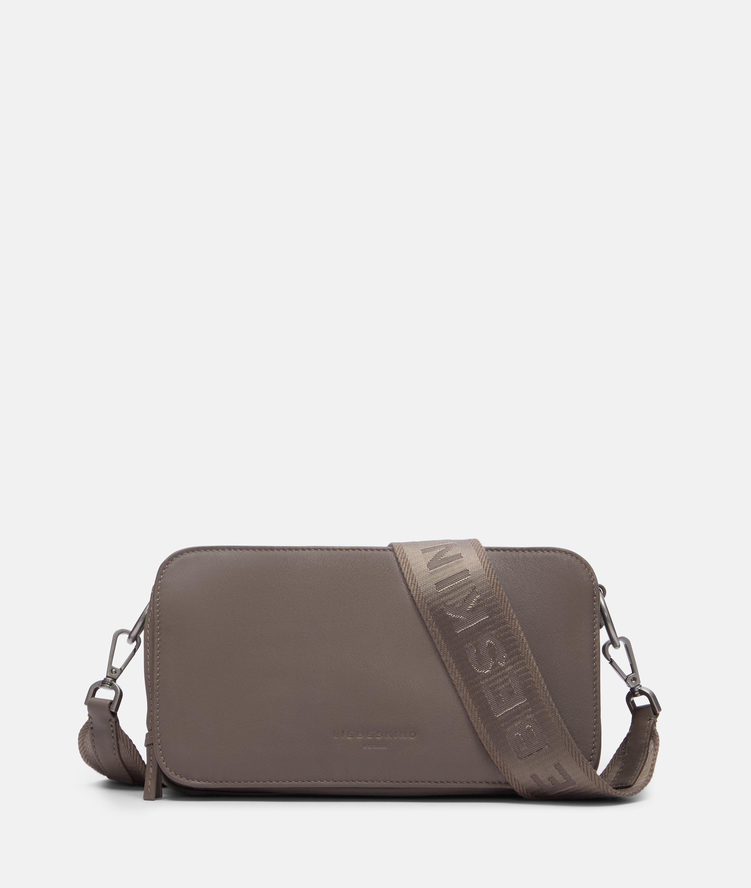 Clarice Crossbody M in brown, black, beige, green & blue