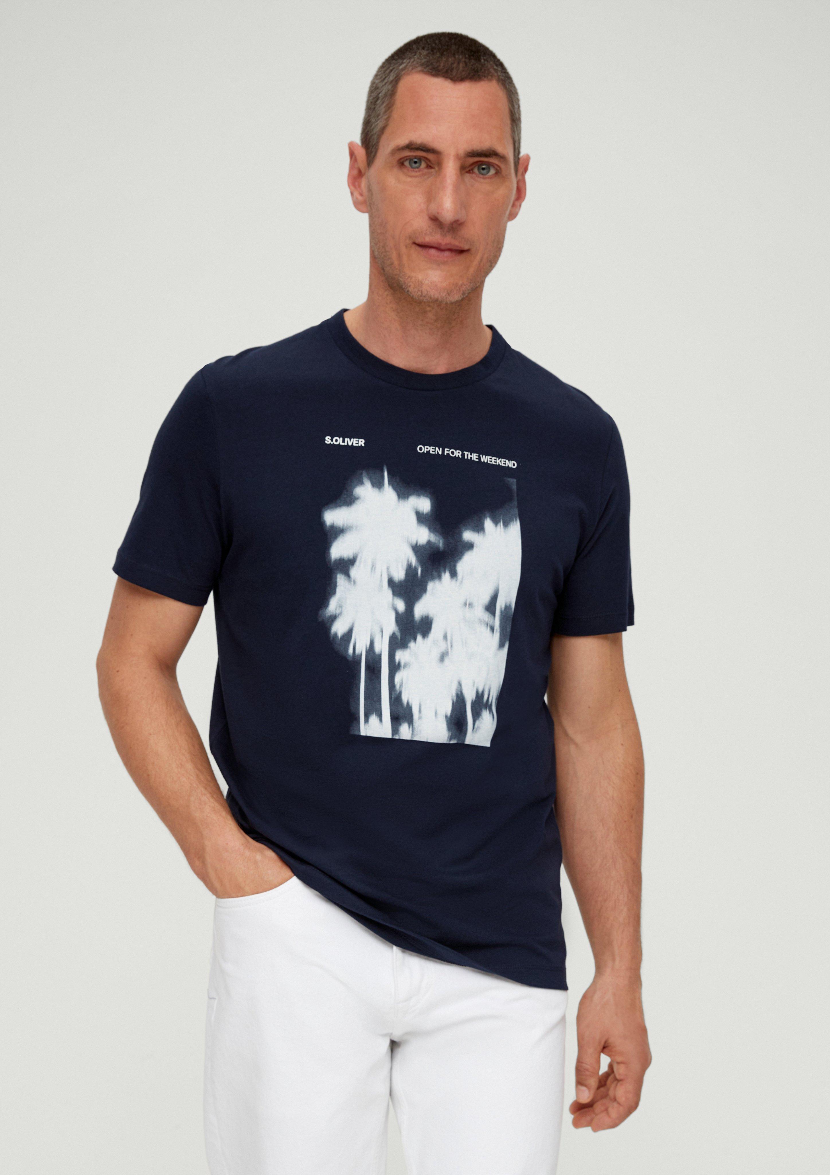 S.Oliver Baumwollshirt mit Frontprint