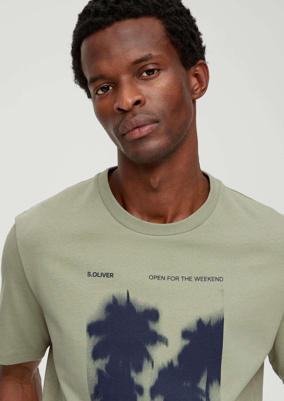 s.Oliver Pamučna majica s printom s prednje strane