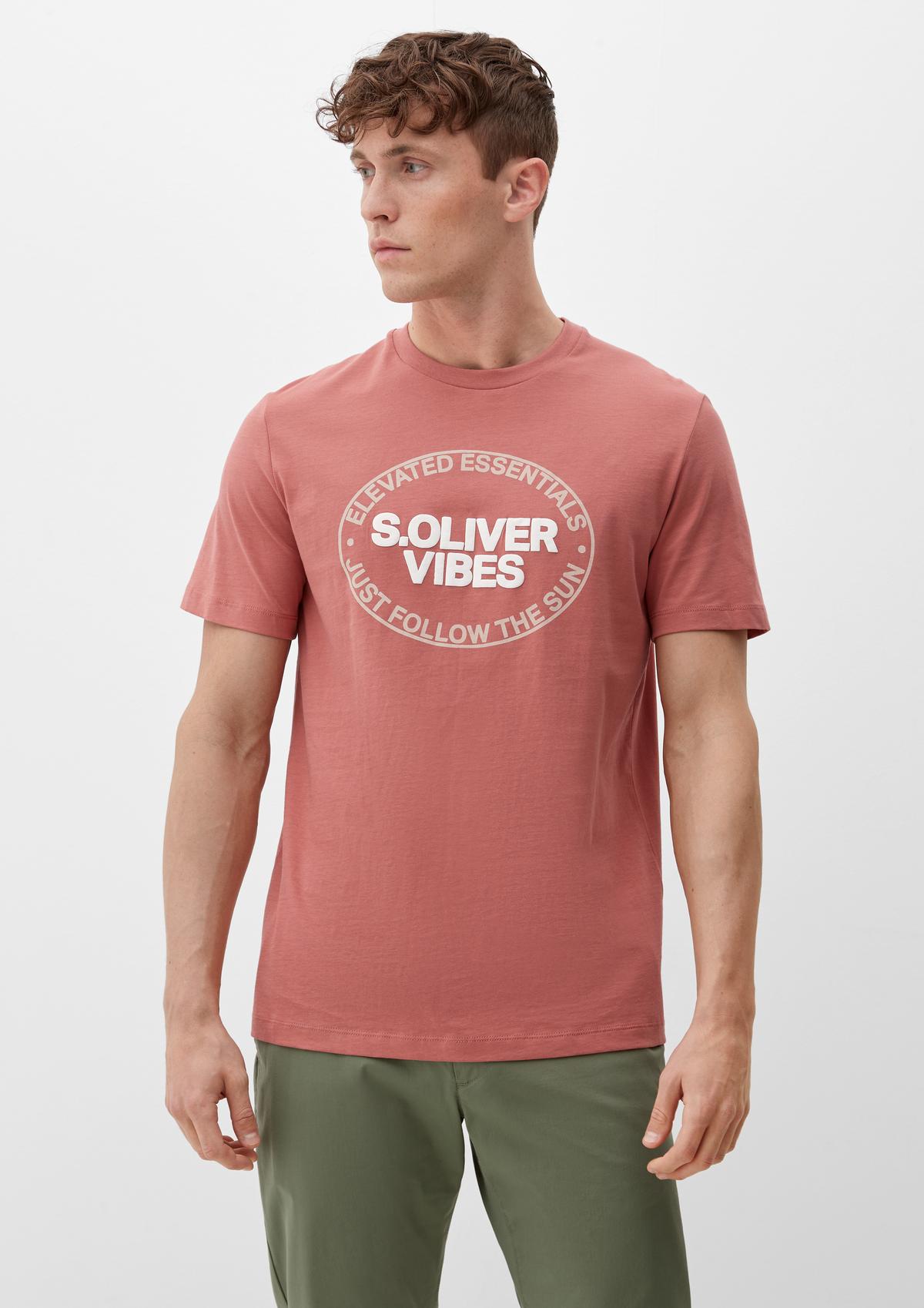 s.Oliver Bombažna majica s potiskom spredaj