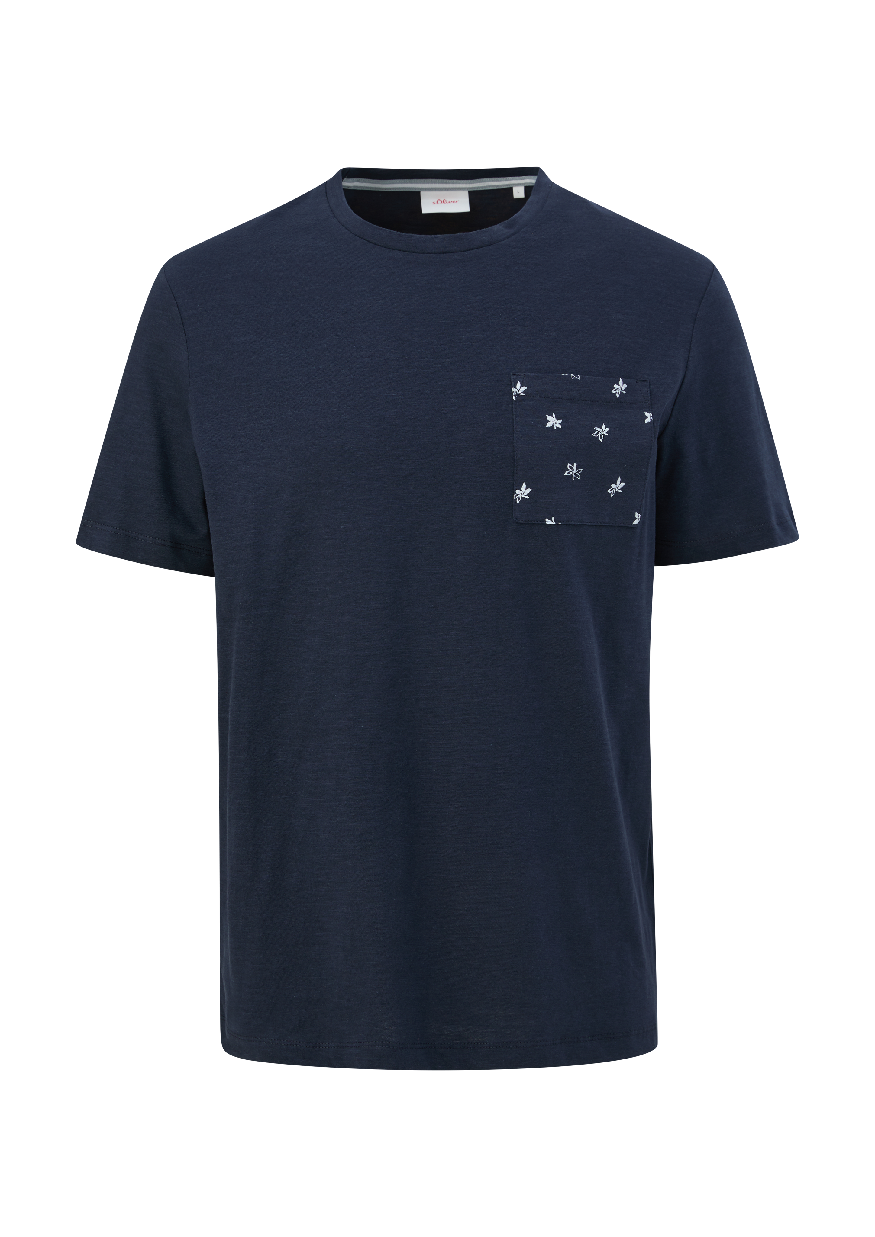 s.Oliver - T-Shirt aus Baumwolle, Herren, blau