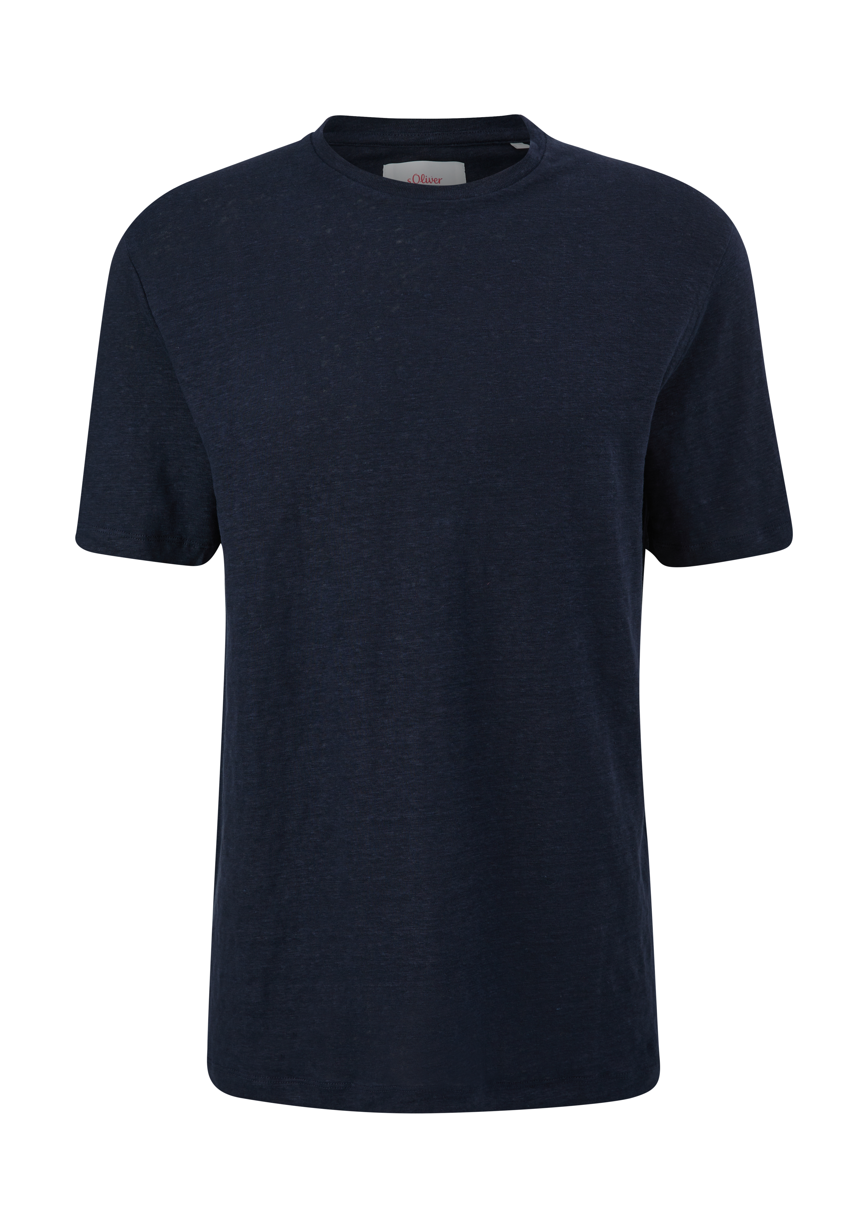 s.Oliver - T-Shirt aus Leinen, Herren, blau