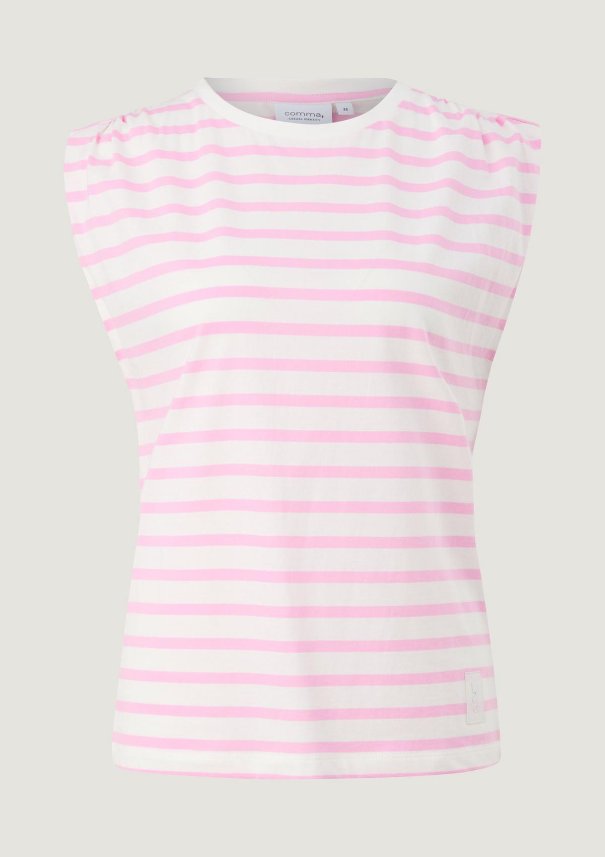 comma Striped jersey T-shirt