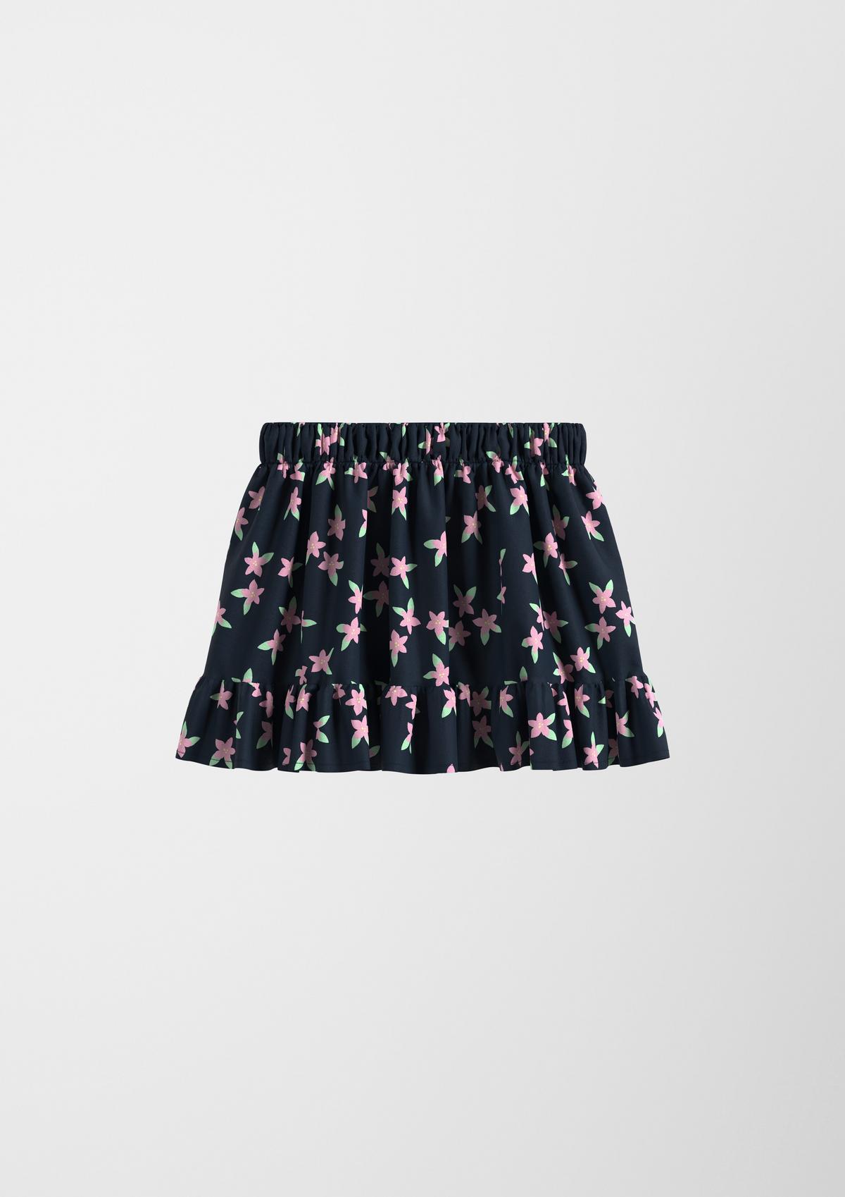 s.Oliver Skirt with a width-adjustable waistband