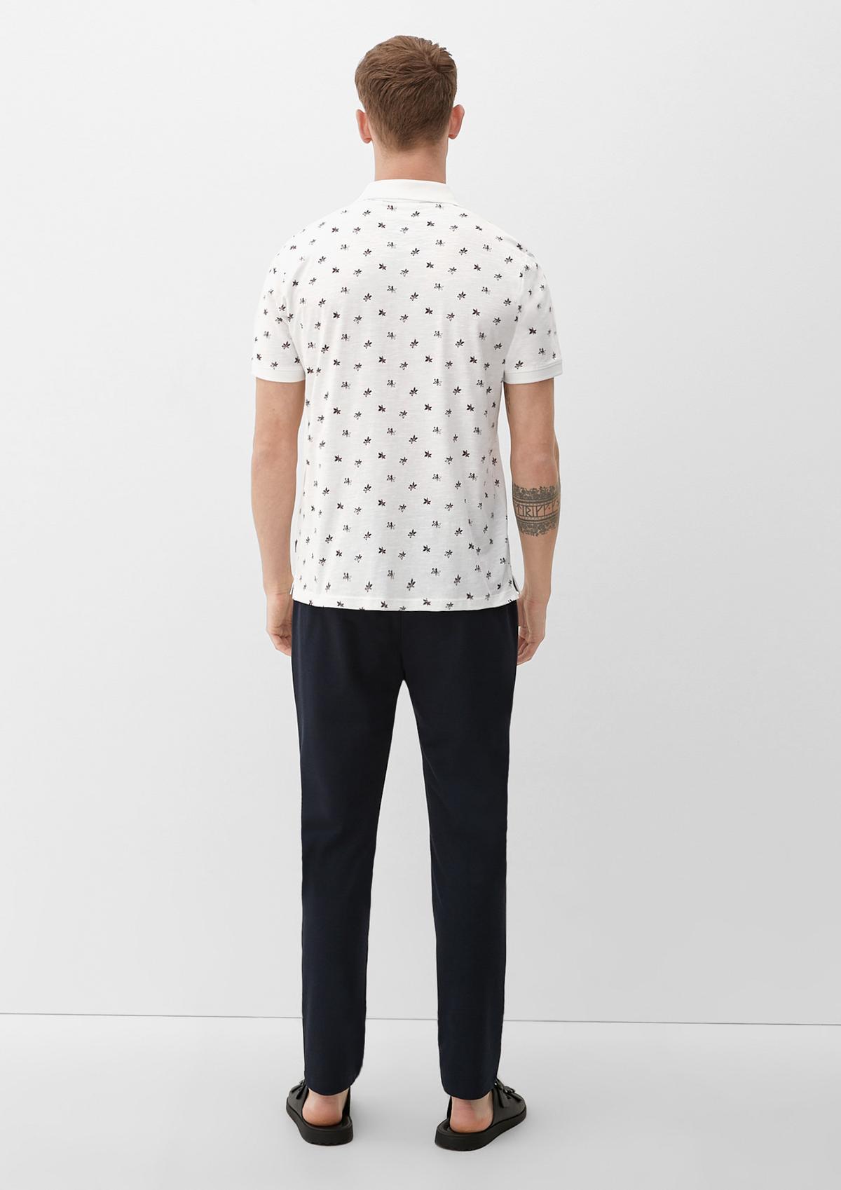 s.Oliver Polo shirt with an all-over print
