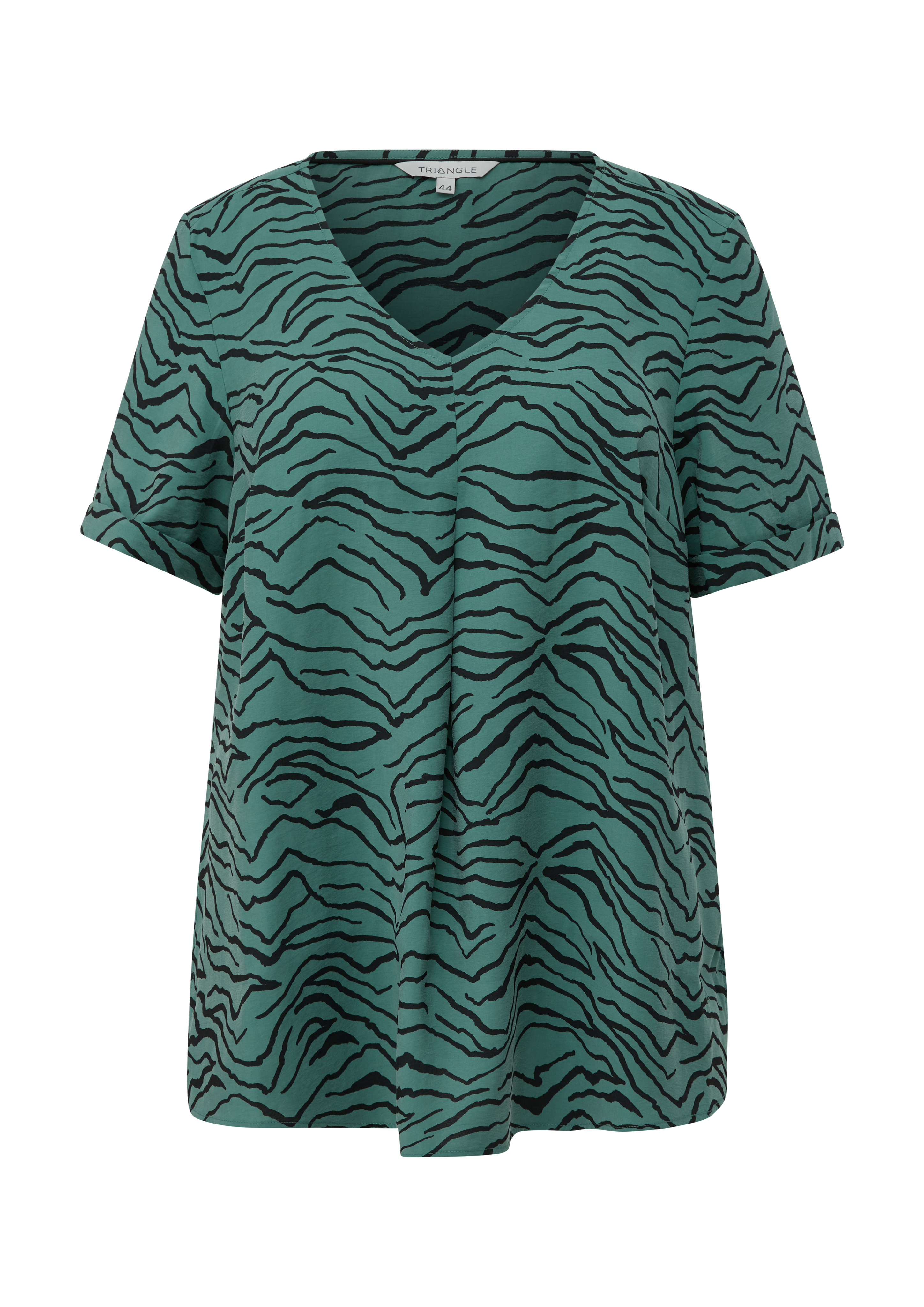 s.Oliver - Weiche Bluse aus Modalmix, Damen, grün