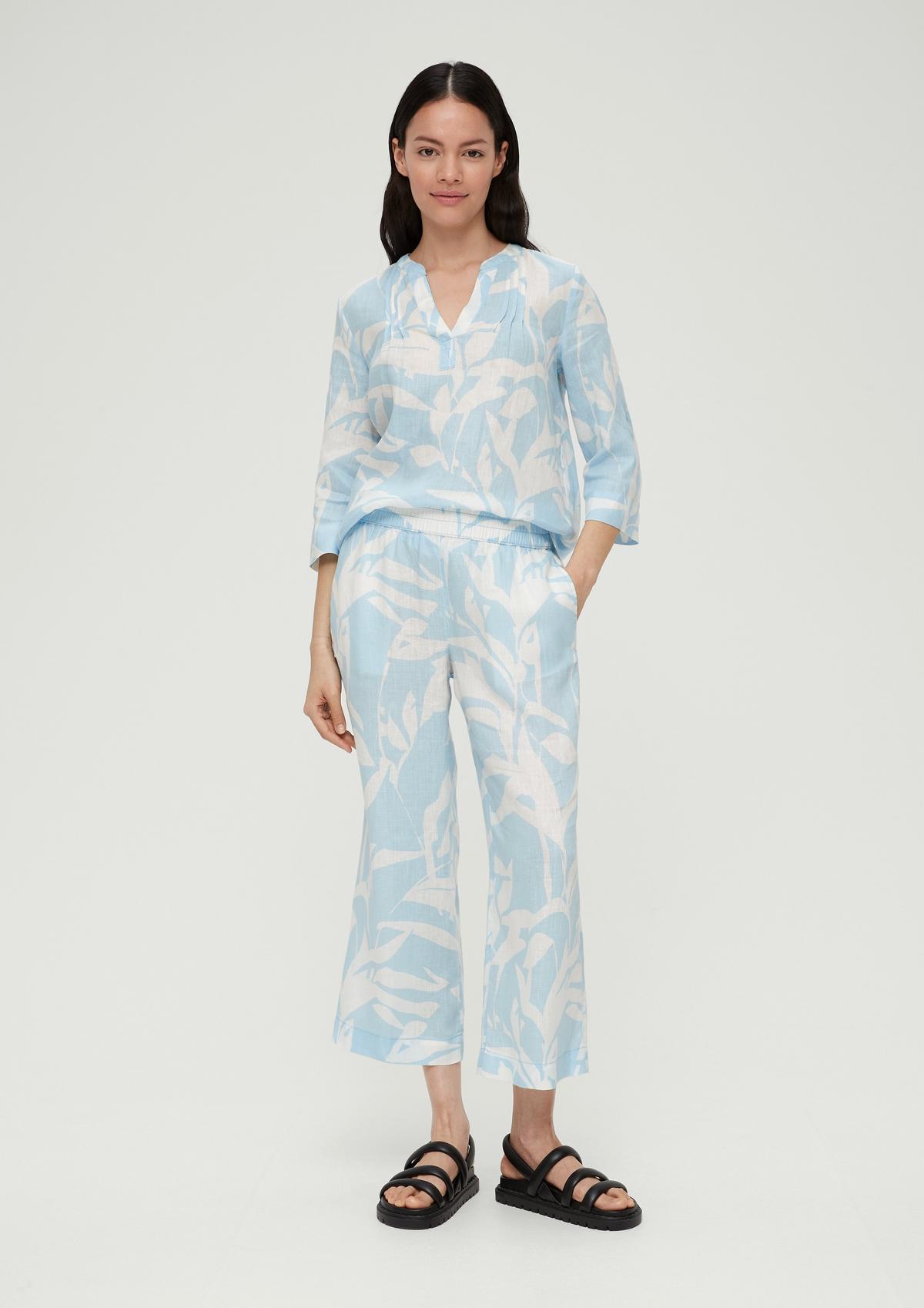 s.Oliver Relaxed: Hose mit Allover-Print
