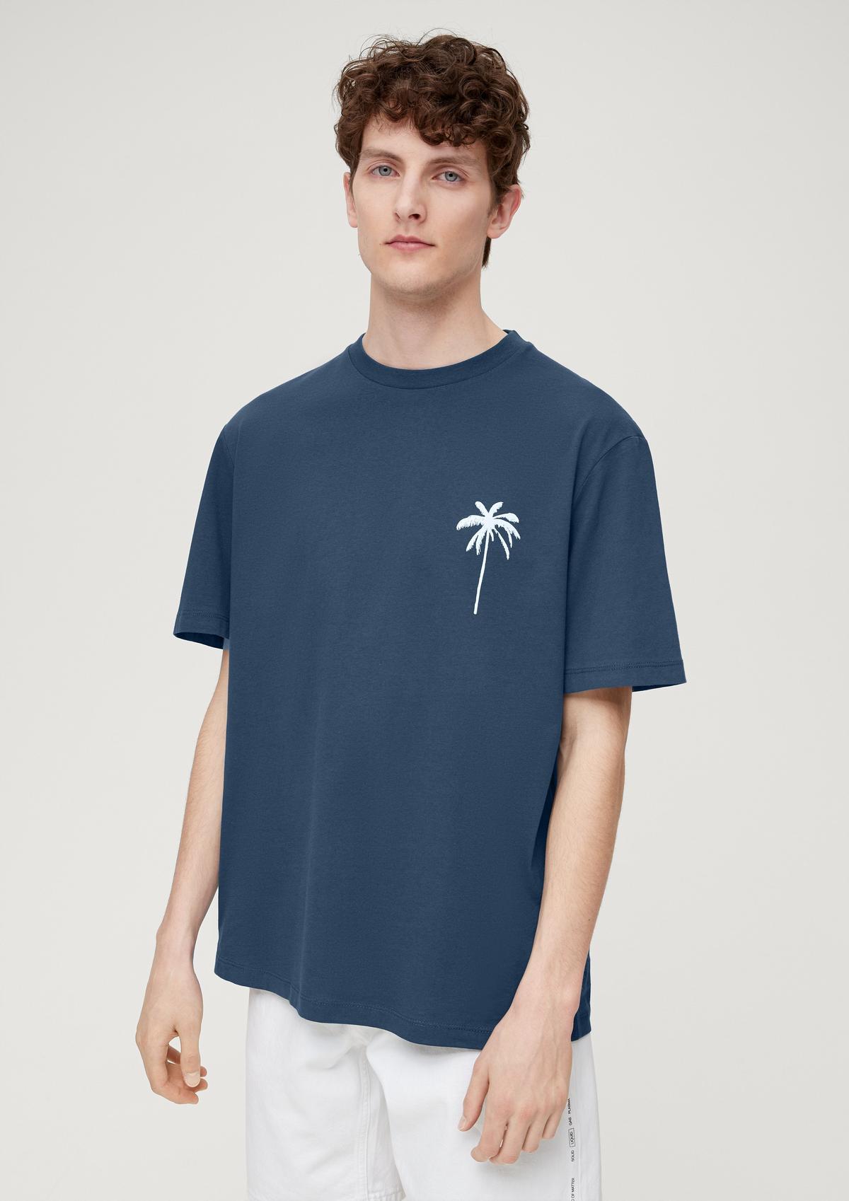 s.Oliver T-shirt en coton à imprimé dans le dos