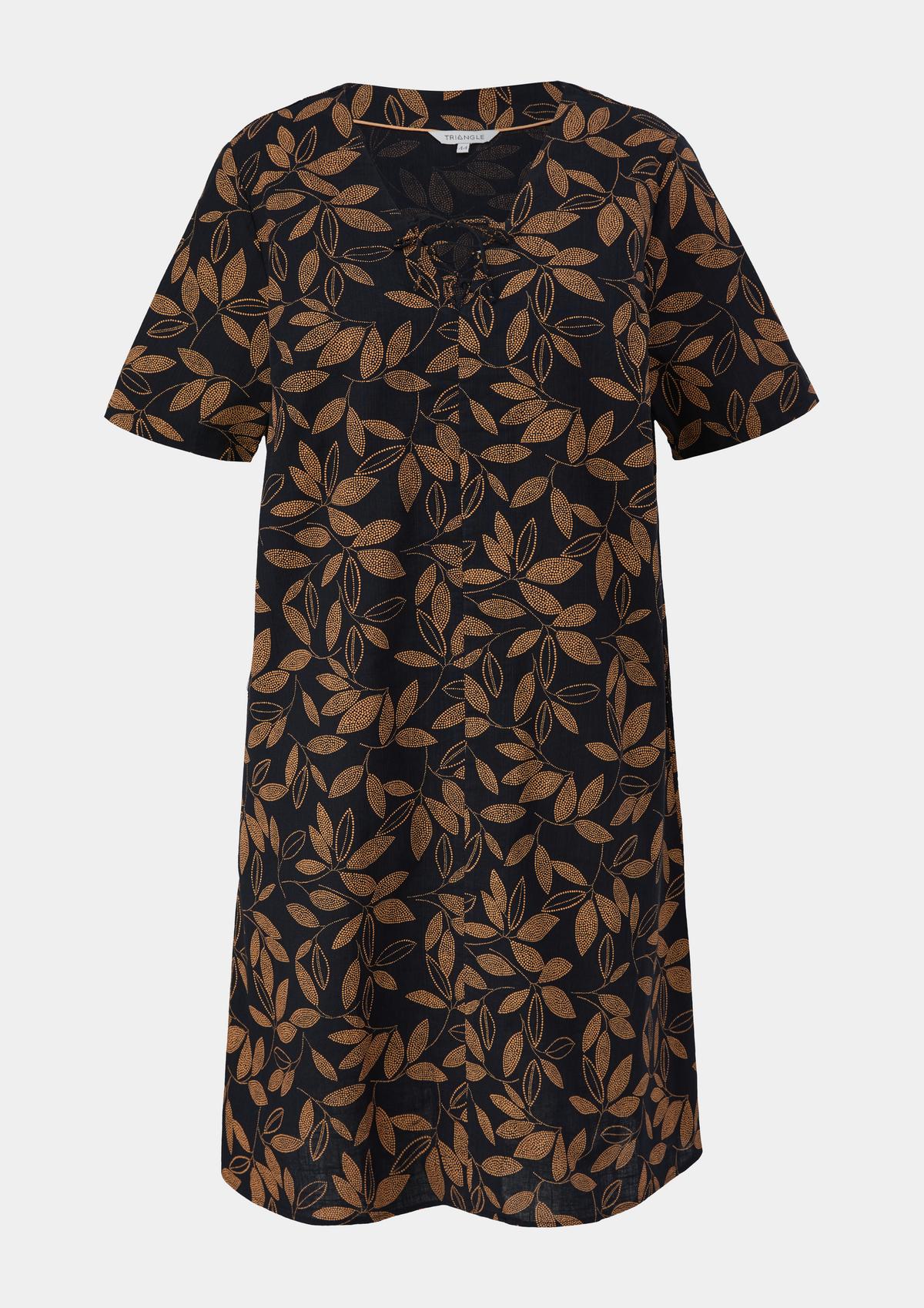 s.Oliver Cotton dress with an all-over print