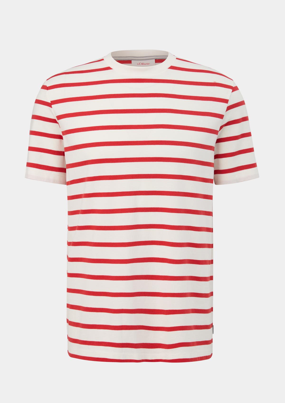 s.Oliver T-shirt en modal mélangé à rayures
