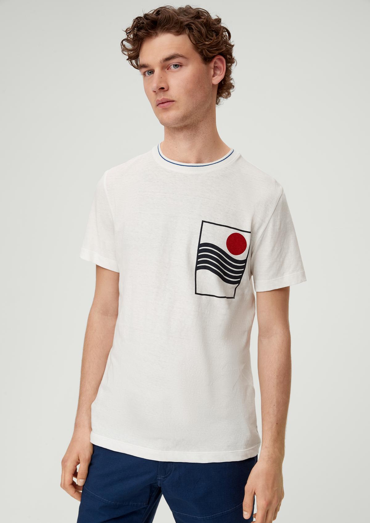 s.Oliver T-Shirt aus Leinenmix