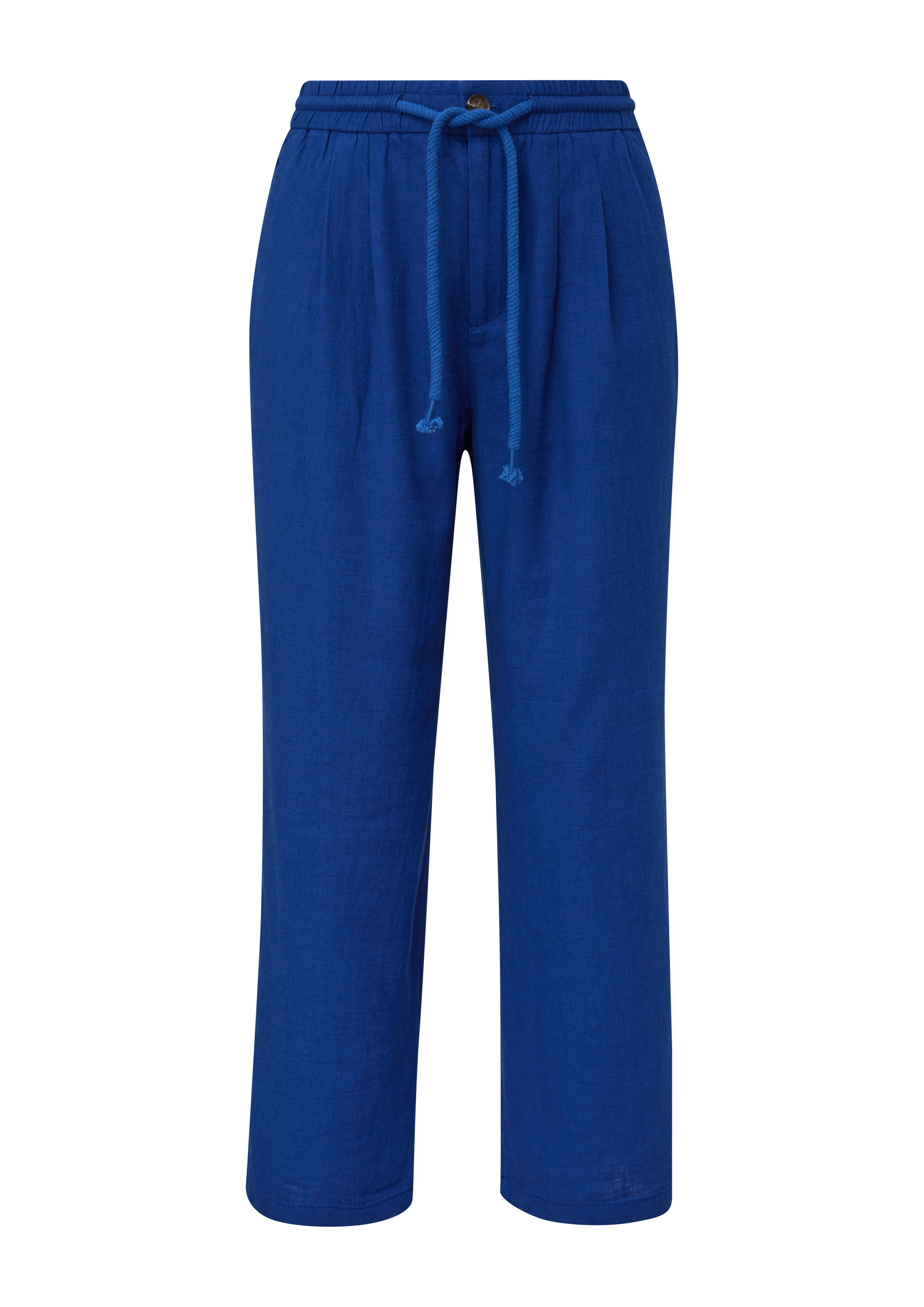 s.Oliver - Regular: Hose aus Leinenmix, Damen, blau