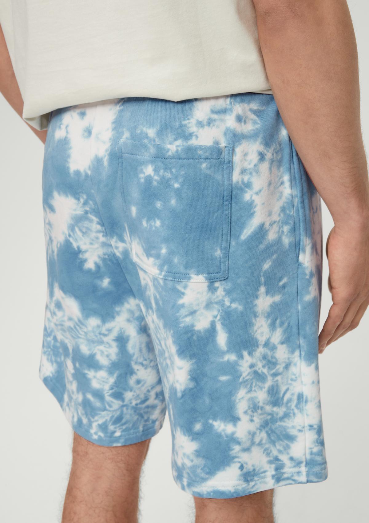 s.Oliver Batik cotton sweat shorts