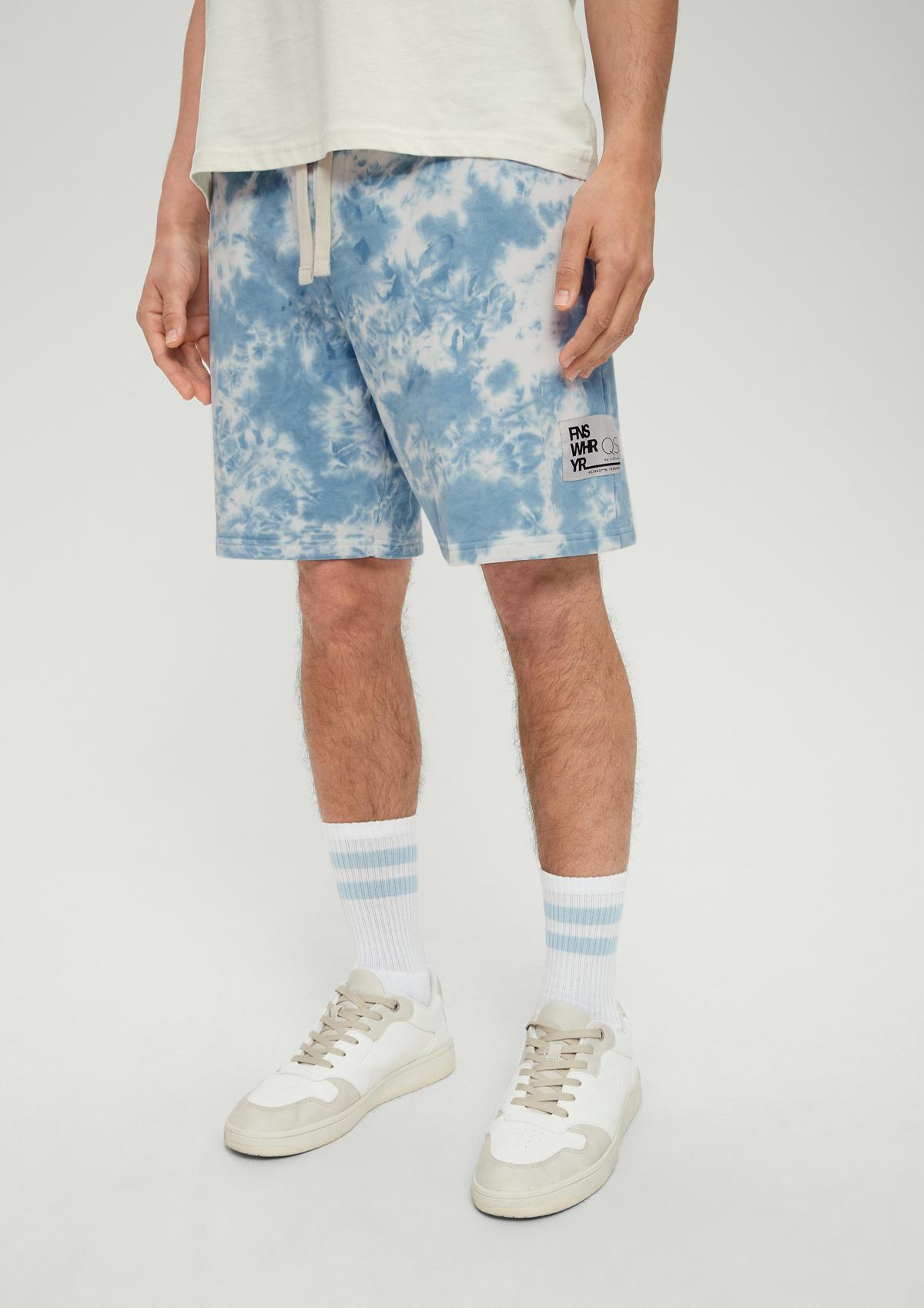s.Oliver Batik cotton sweat shorts
