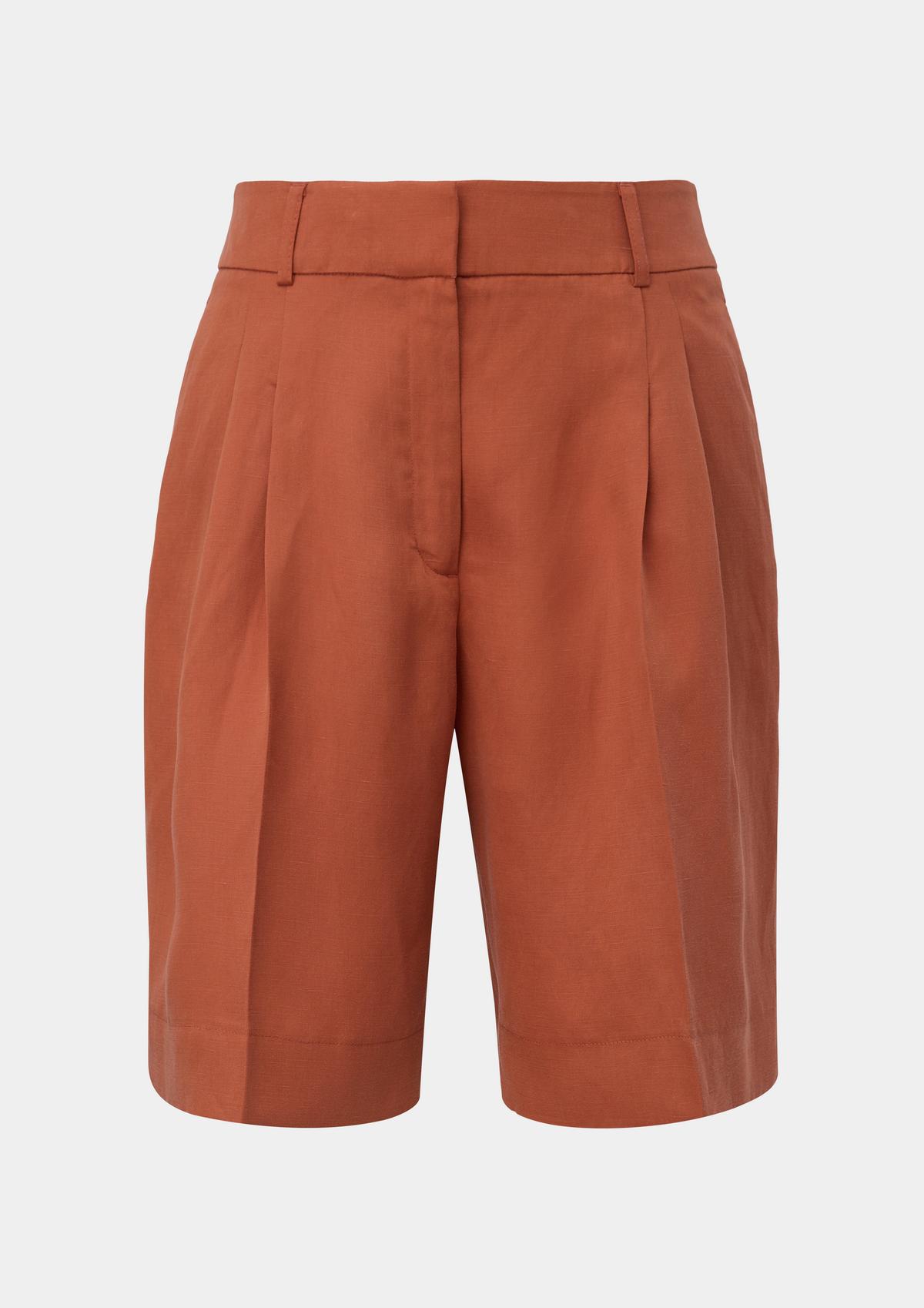 s.Oliver Regular: Bundfalten-Shorts